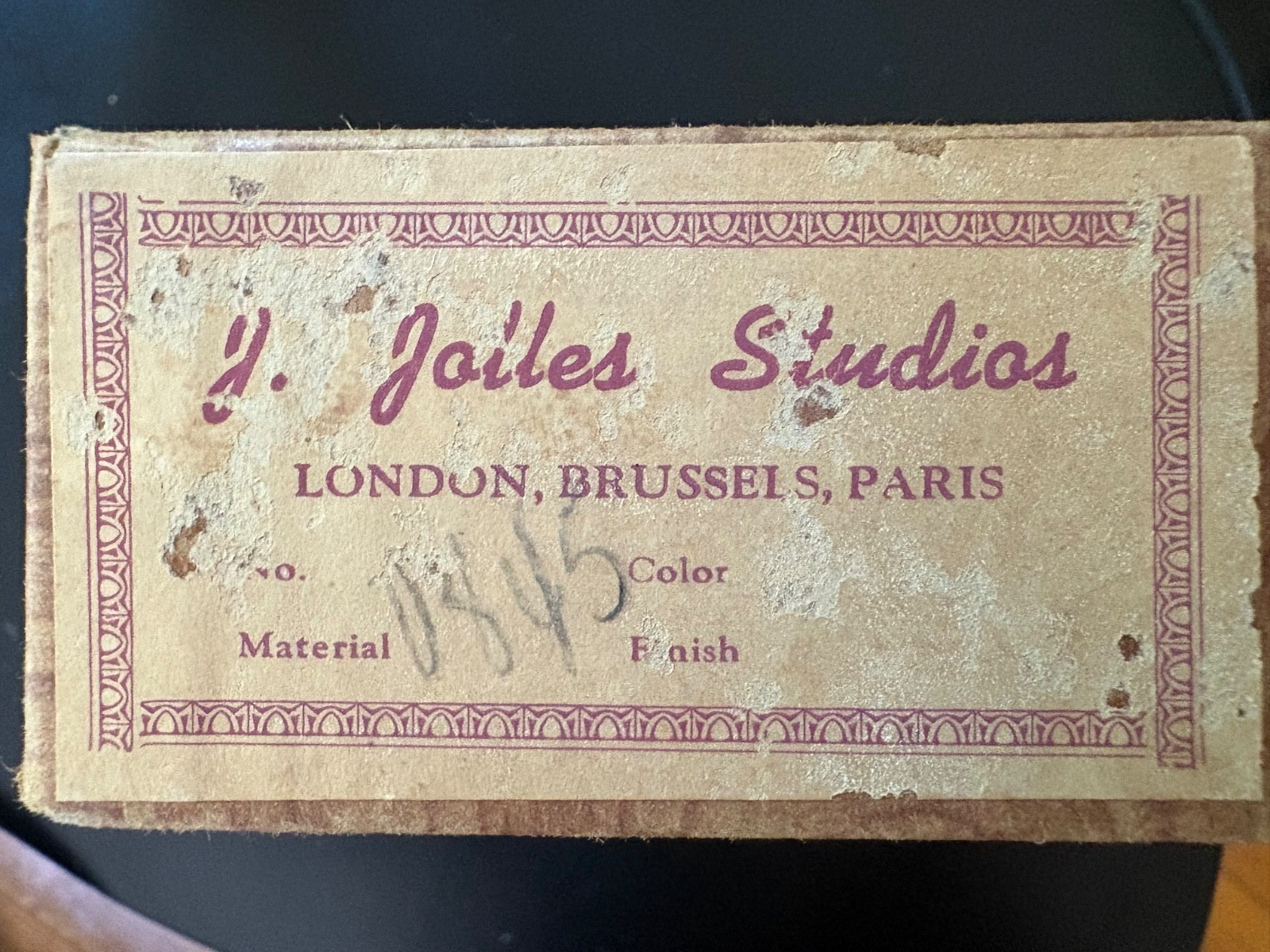 Vintage Jolles Tapestry Petit Point Purse Original Box