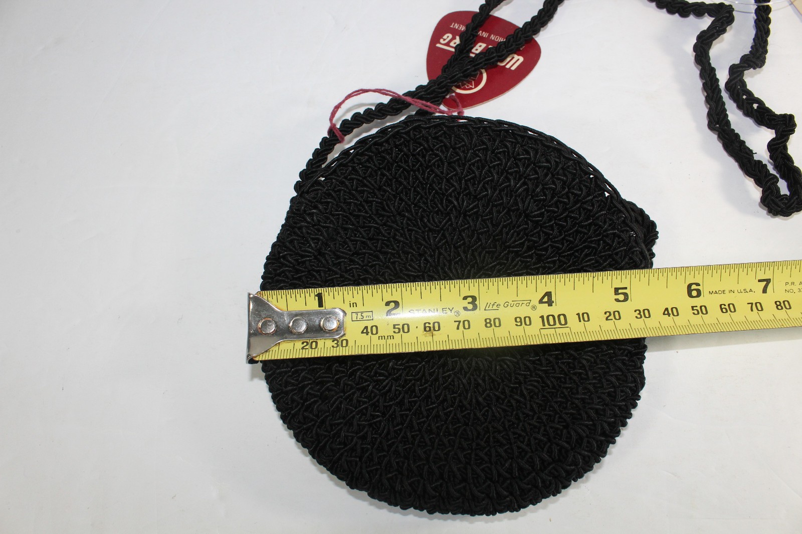 NWT Walborg Italy 5-1/4″ Round Mini Clutch W/ Crossbody Strap Bloomingdales