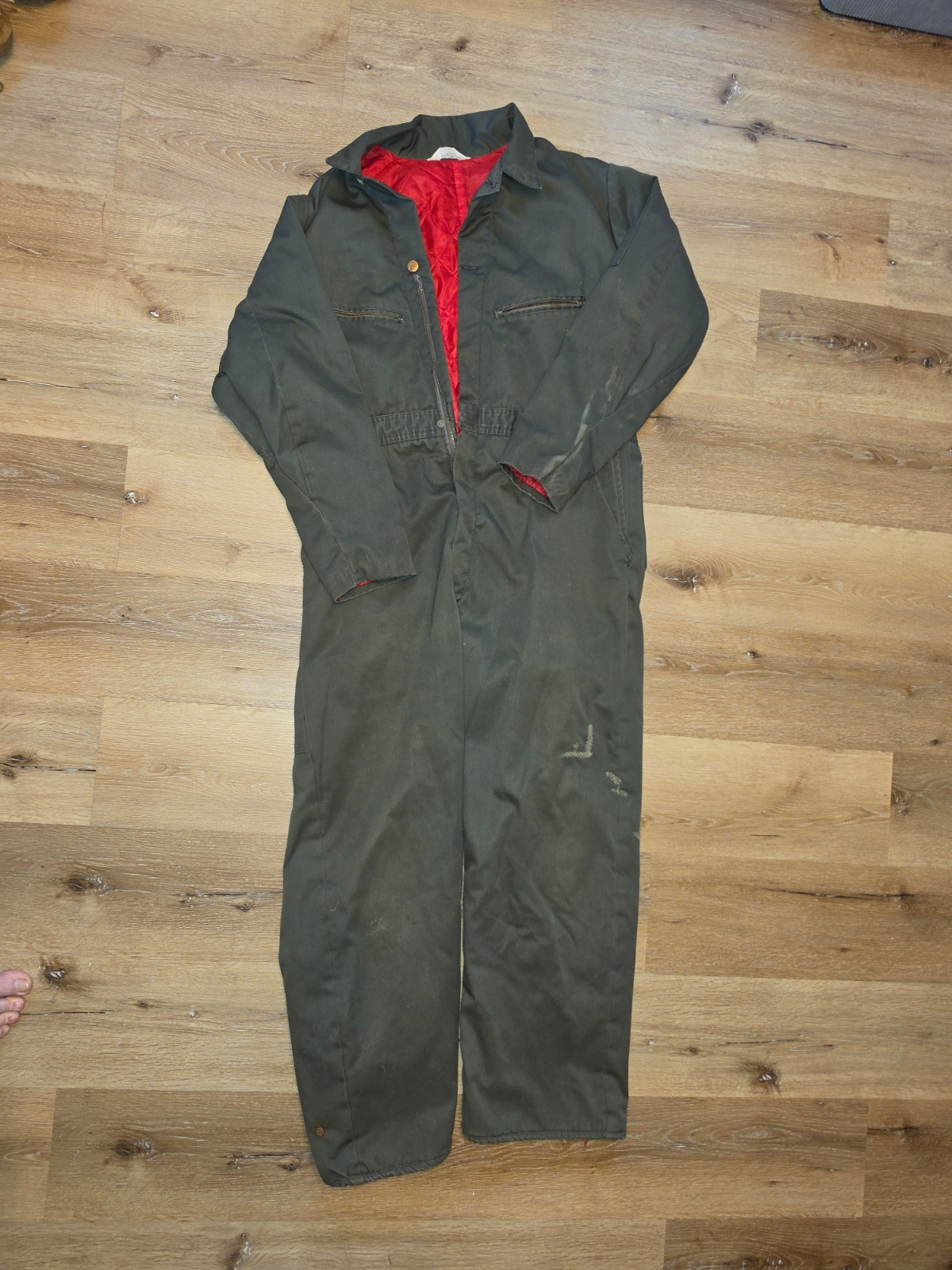 Vintage Key Imperial Coveralls Thermal Quilted Mens Medium Reg 38-40