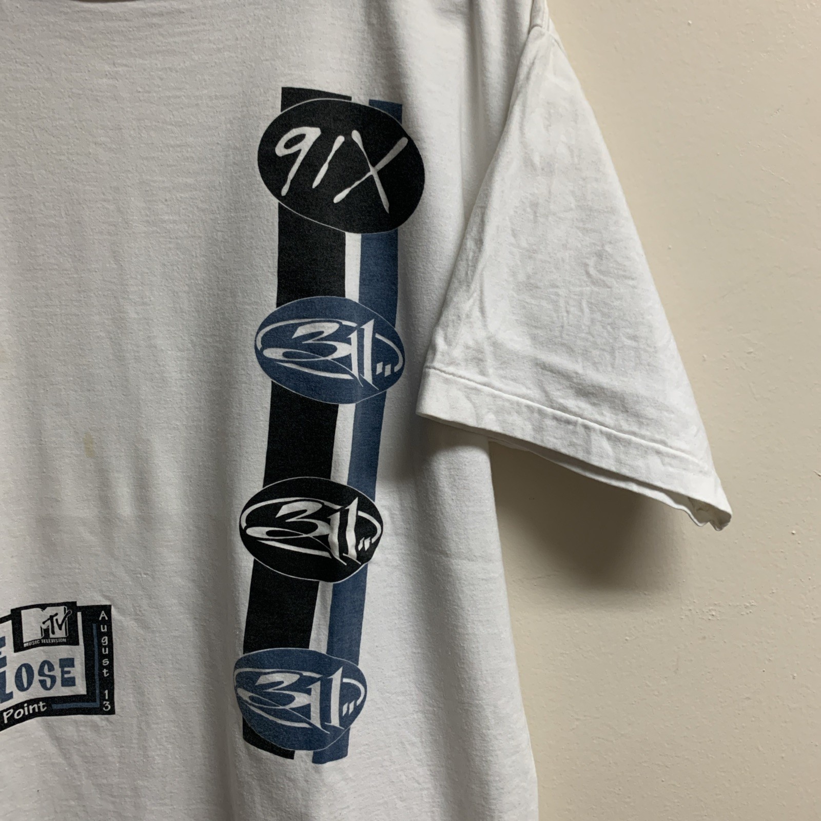 Vintage 311 Shirt Large 1996 MTV Choose Or Lose 91X San Diego Rare