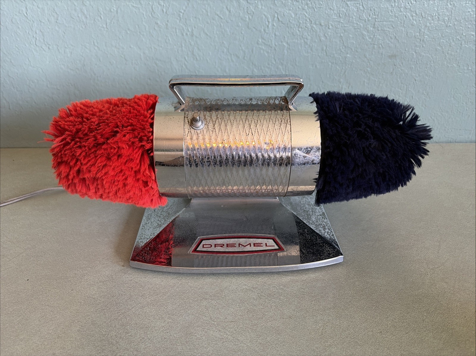 Vintage Dremel Model 775 Electric Shoe Shine Buffer Machine Polisher USA 110V