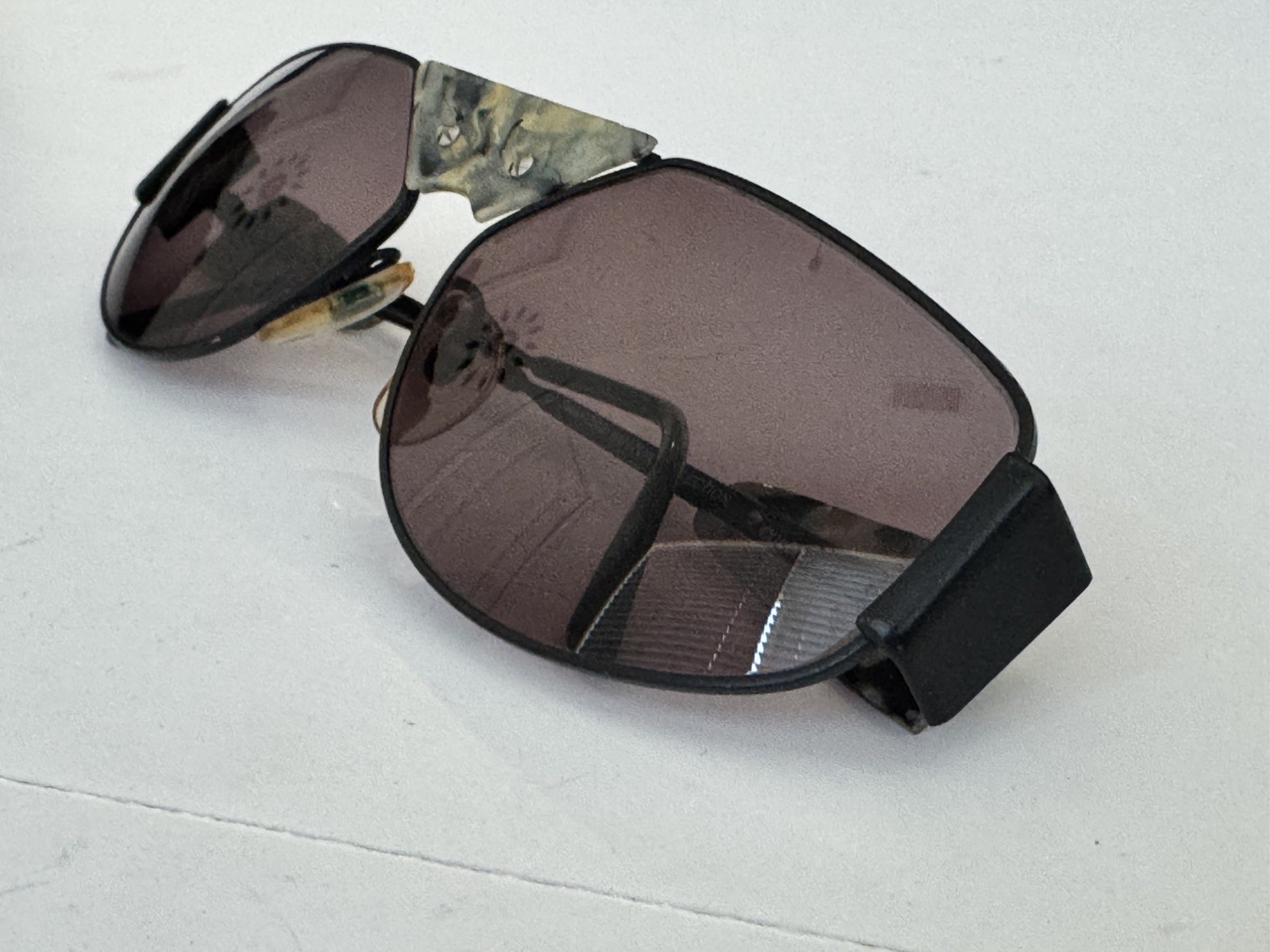 Sanford Hutton Colors In Optics H-60 BK Italy Retro Sunglasses 80s Vintage