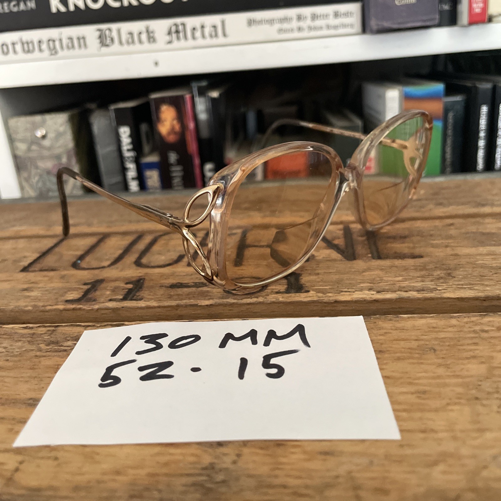VTG 70s 80s BerDel Rita Steroflex Oversized Eyeglasses FRAMES ONLY! 130mm Italy