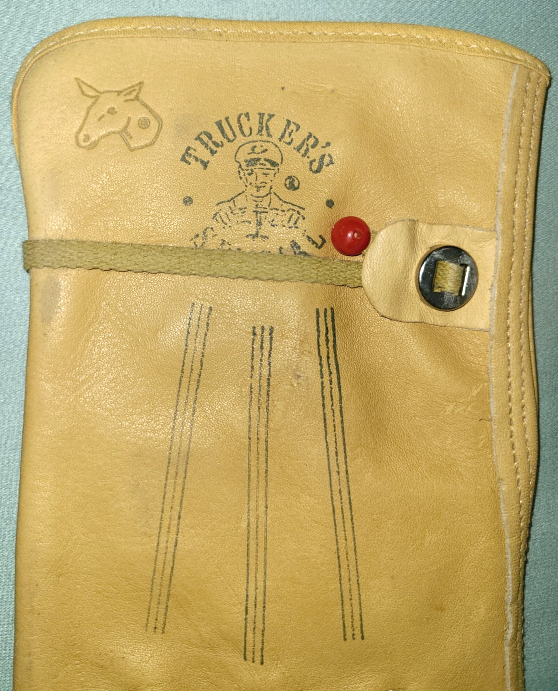 Vtg “Trucker’s Special” Wells Lamont leather gloves, men’s L – Freddy Krueger