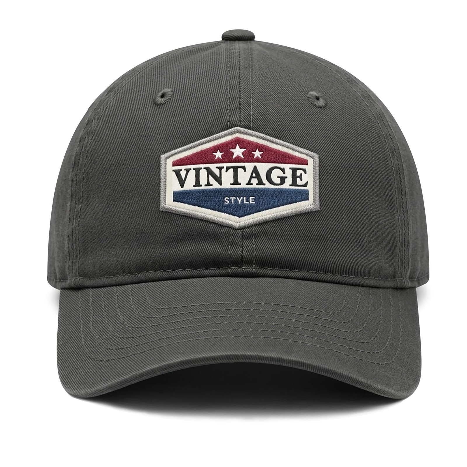 Cute Vintage Baseball Cap for Men Women, Fashionable Soft One Size, Charcoal