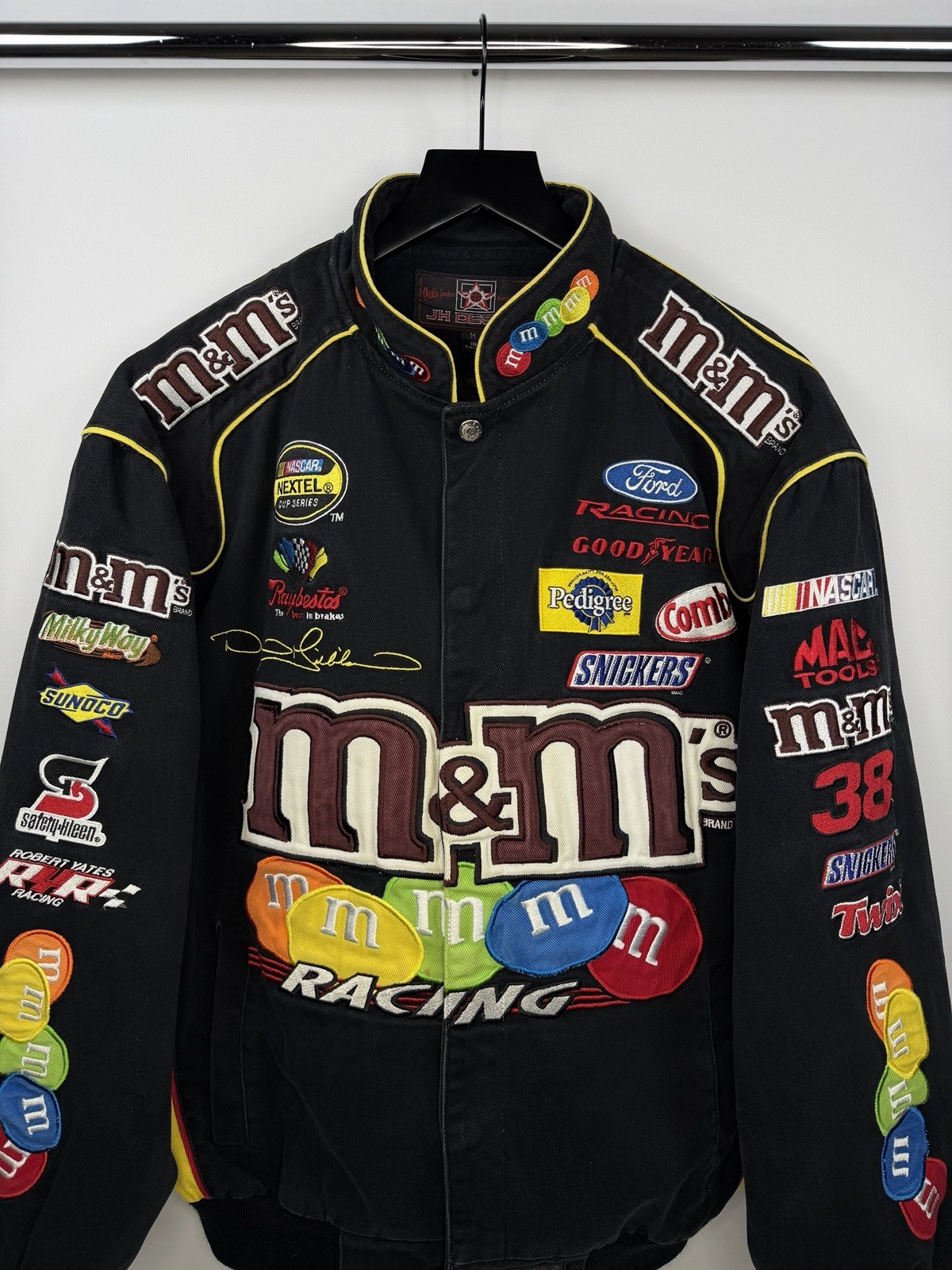 Vintage Jeff Hamilton M&M Nascar Racing Jacket
