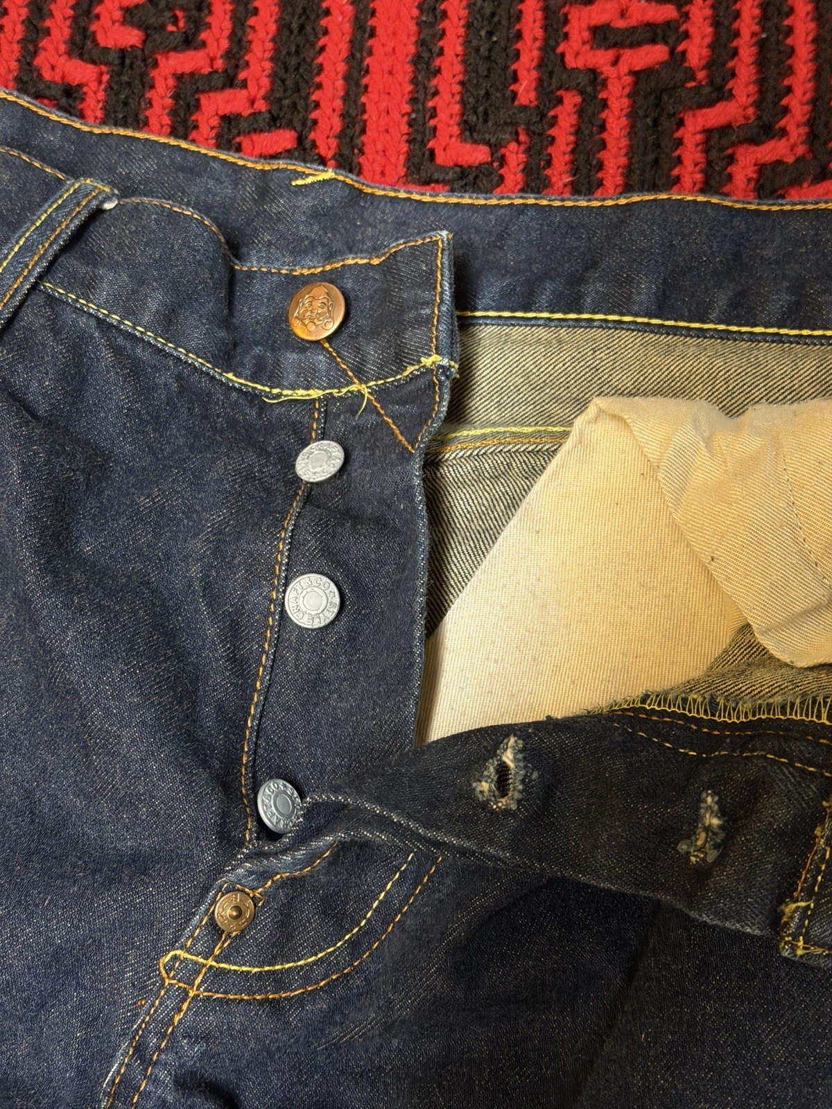 Vintage Evisu 0331 -No 2 – japanese selvedge denim jeans 38