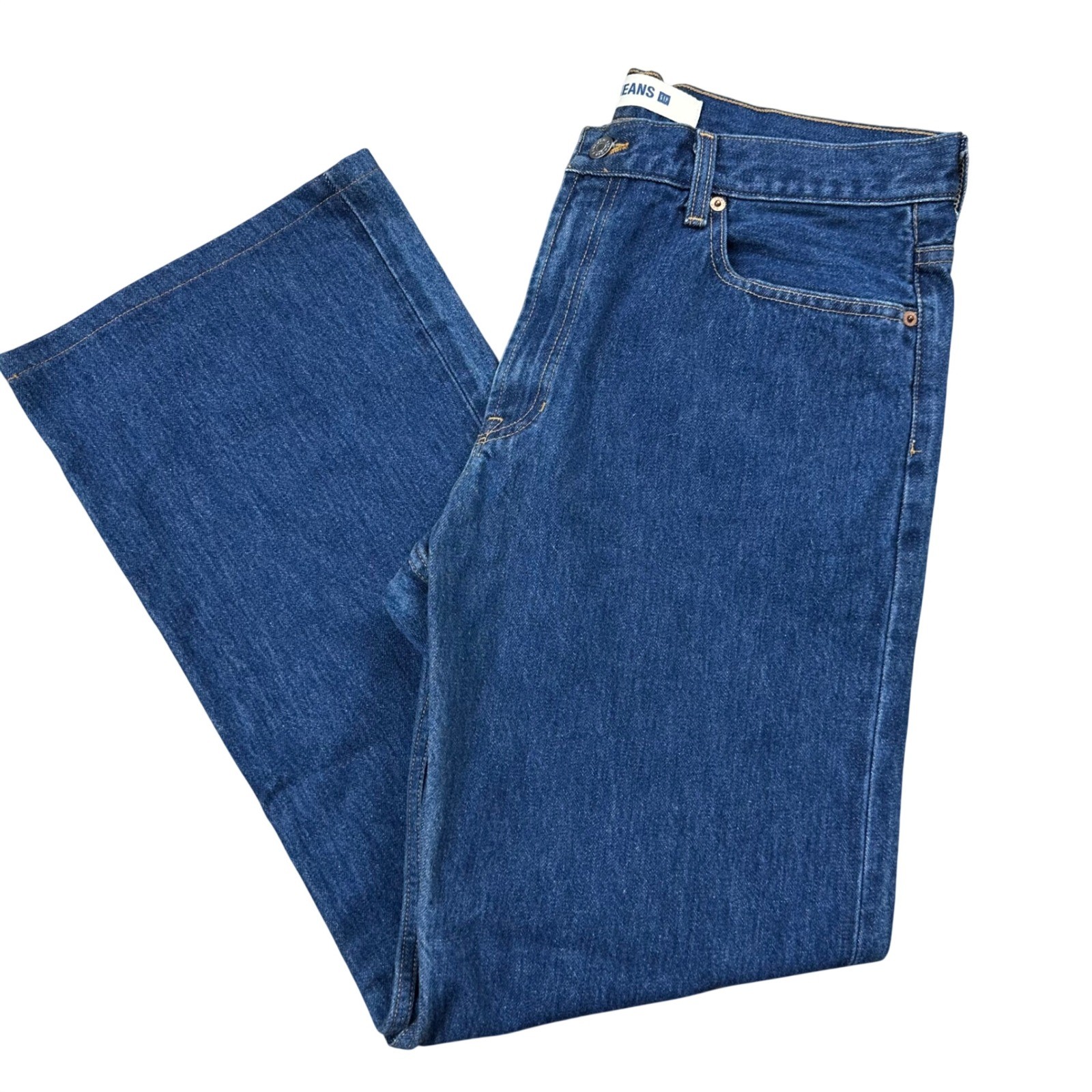 Vintage Gap Relaxed Bootfit Jeans Mens 33×34 Made in USA Blue Denim 90s Baggy