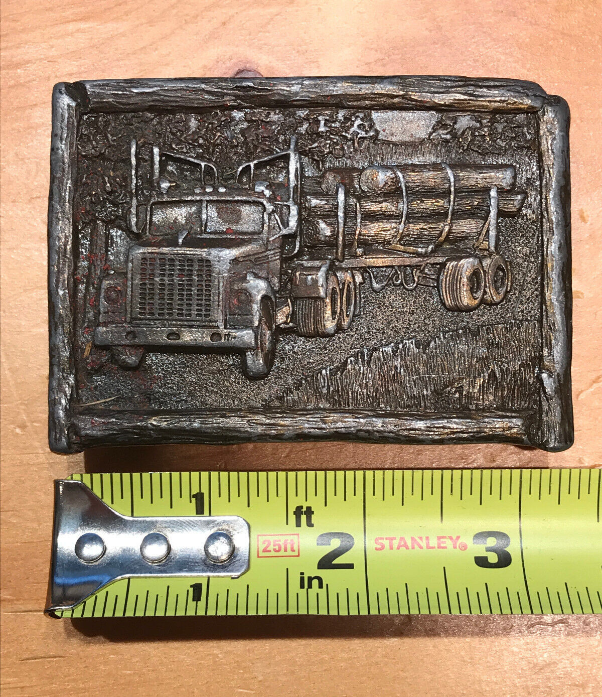 VINTAGE BERGAMOT ARROYO GRANDE LEATHER & BUCKLE BELT BUCKLE GRANT’S PASS OREGON