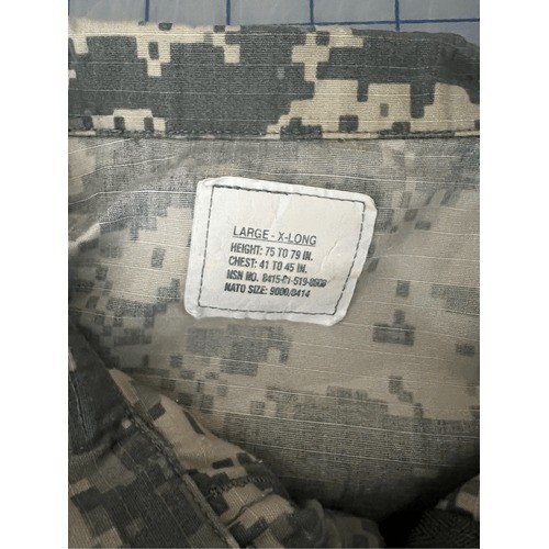 MFH Mens ACU Field Jacket Ripstop ACU Digital Large – X-Long