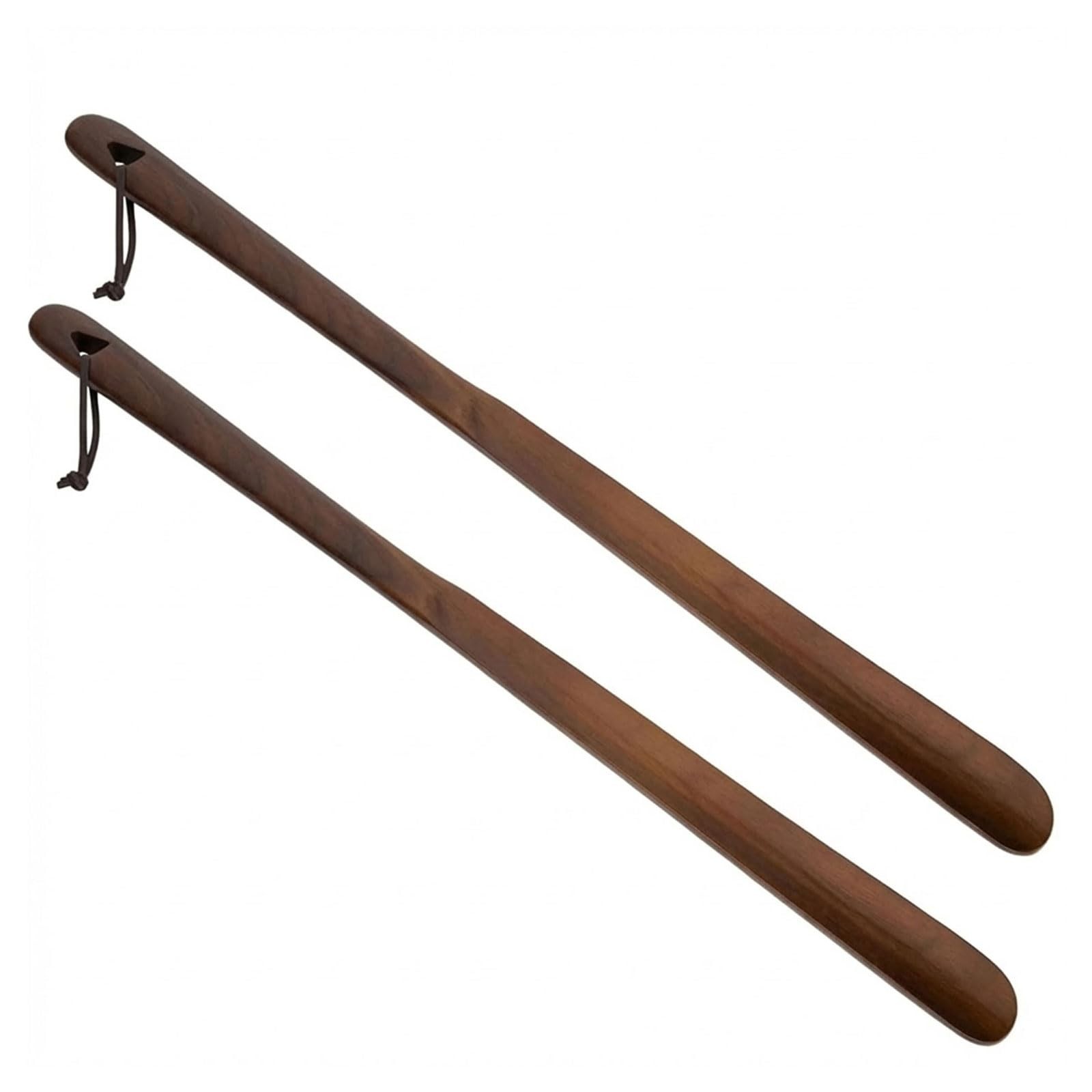 Wooden Shoe Horn Long Handle -2Pcs 23.6inch Long Shoe Horn For Seniors & Preg…