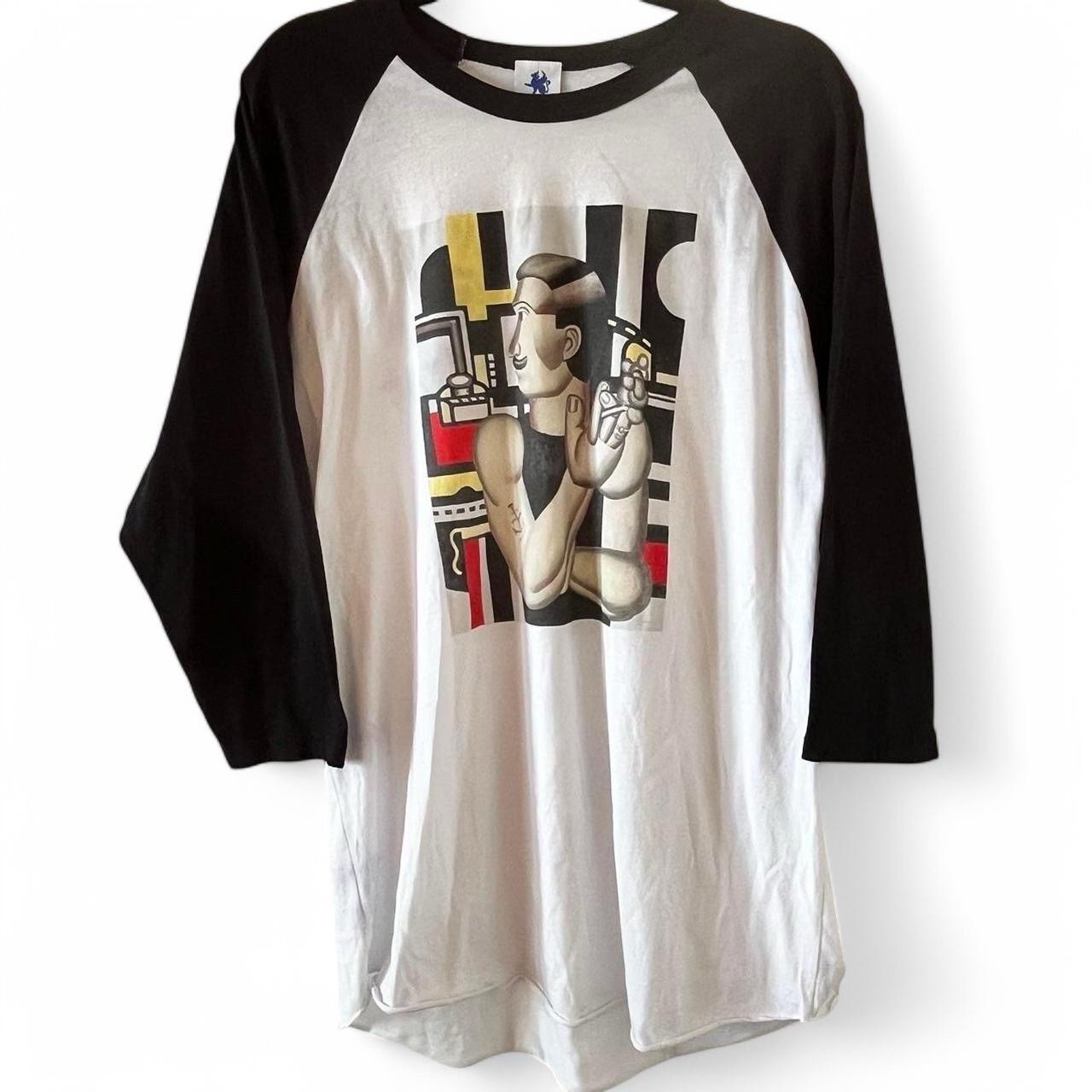 90’s Fernand Leger “The Mechanic” Raglan Tee Philadelphia Museum of Art 23×29