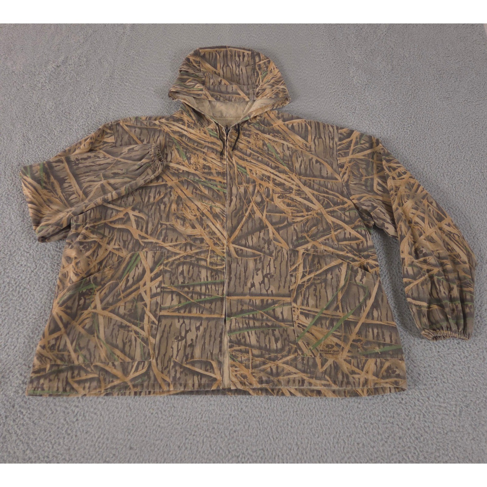 VINTAGE Field N Forest Jacket Mens XXXL Brown Mossy Oak Shadow Grass Camo 80s
