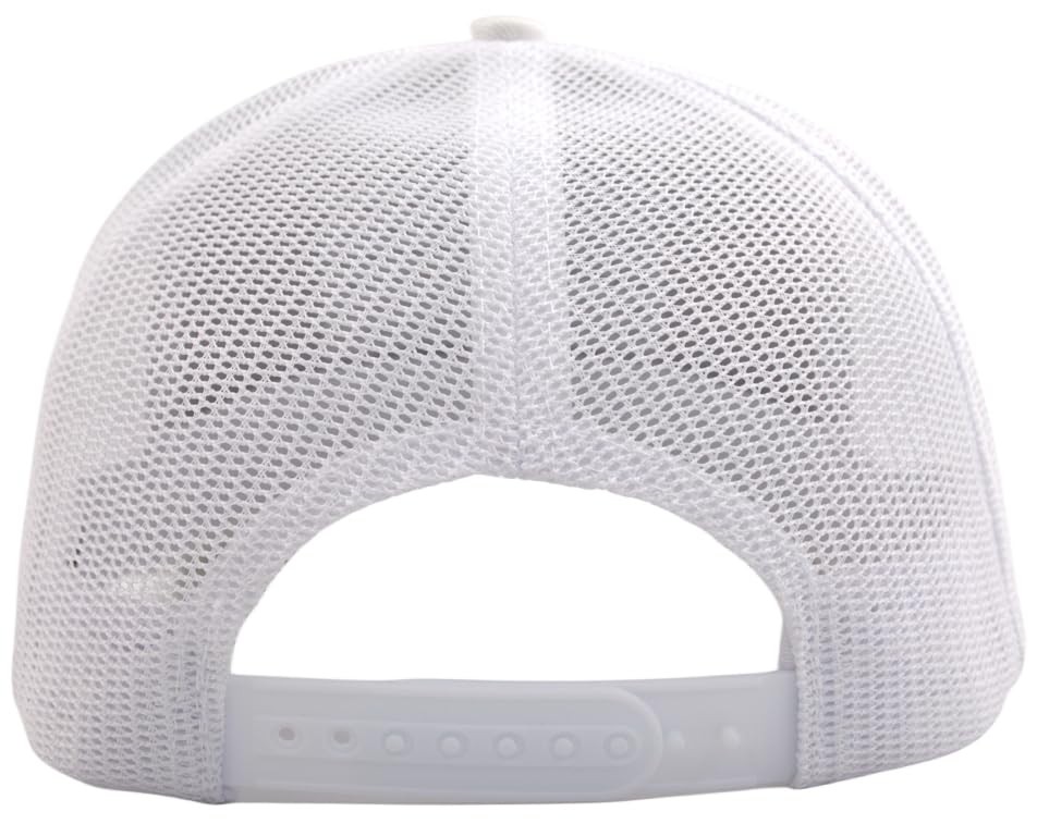 TSSGBL White American Flag Hat Patriotic USA Trucker Baseball One Size,