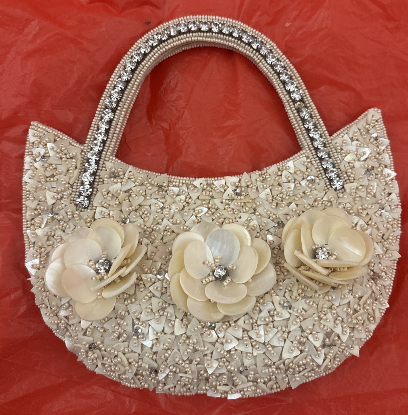 NEW, Vtg Bougainvillea Purse.