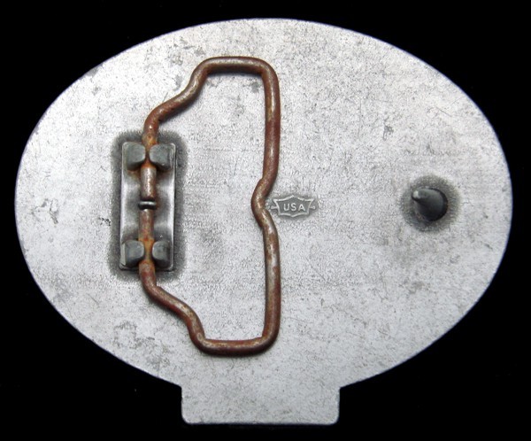 QH02105 VINTAGE 1980s **SMITH INDUSTRIES** SII TOOL OILFIELD ROCK BIT BUCKLE