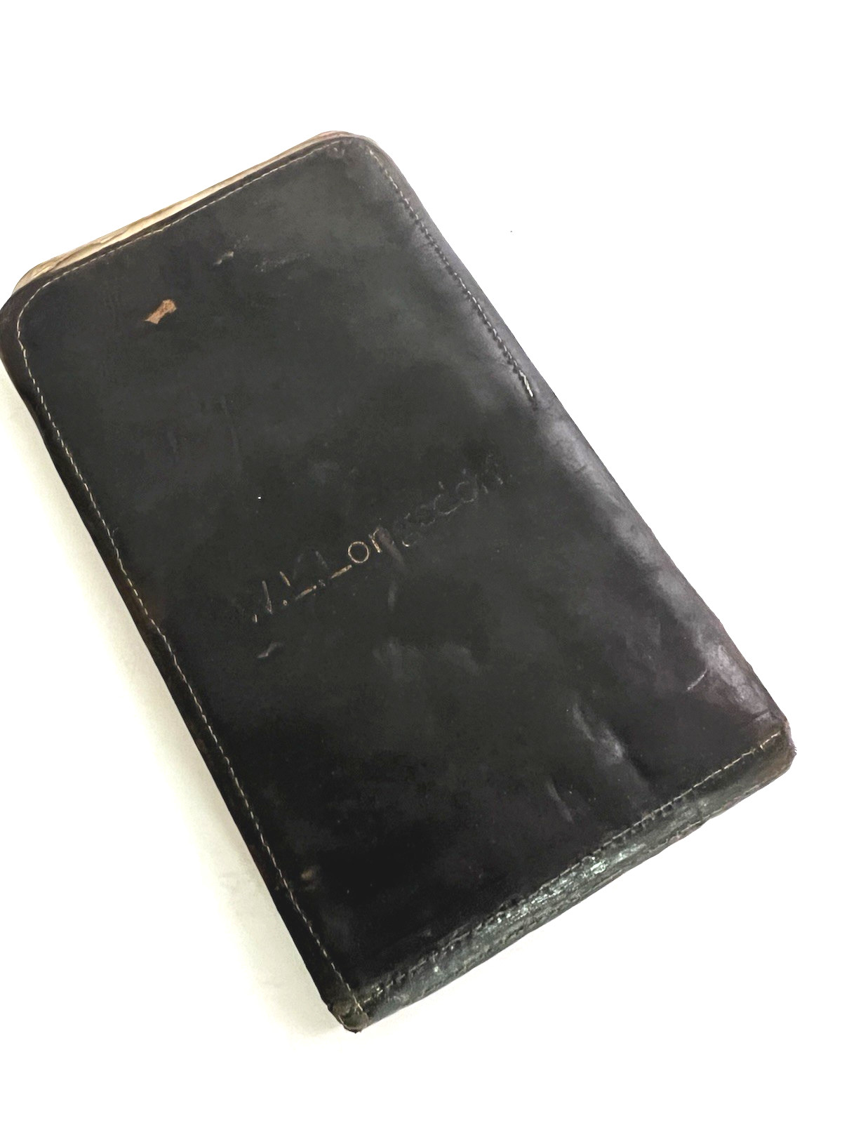 Antique 1909 Era Leather Wallet Paper Secretary Proctor & Gamble Advertising
