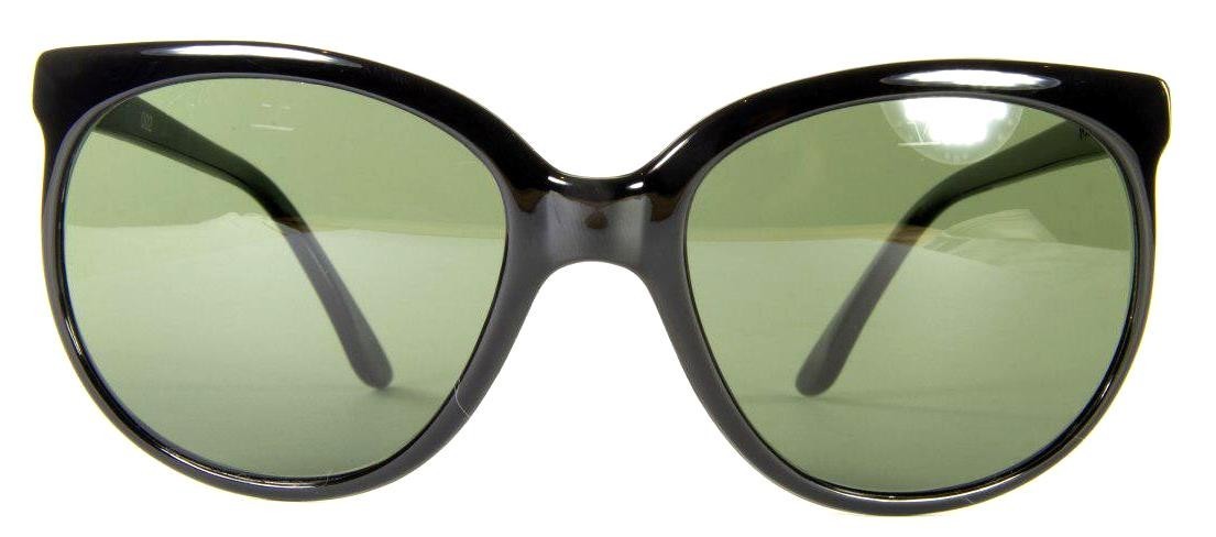 259$ New Vintage Vuarnet 002 Black Sunglasses PX3000 Green mineral glass lens