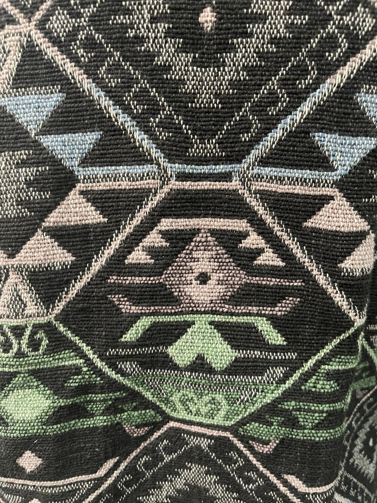 Vintage 90s New Identity Woven Tapestry Aztec Tribal Cowgirl Jacket Pockets M