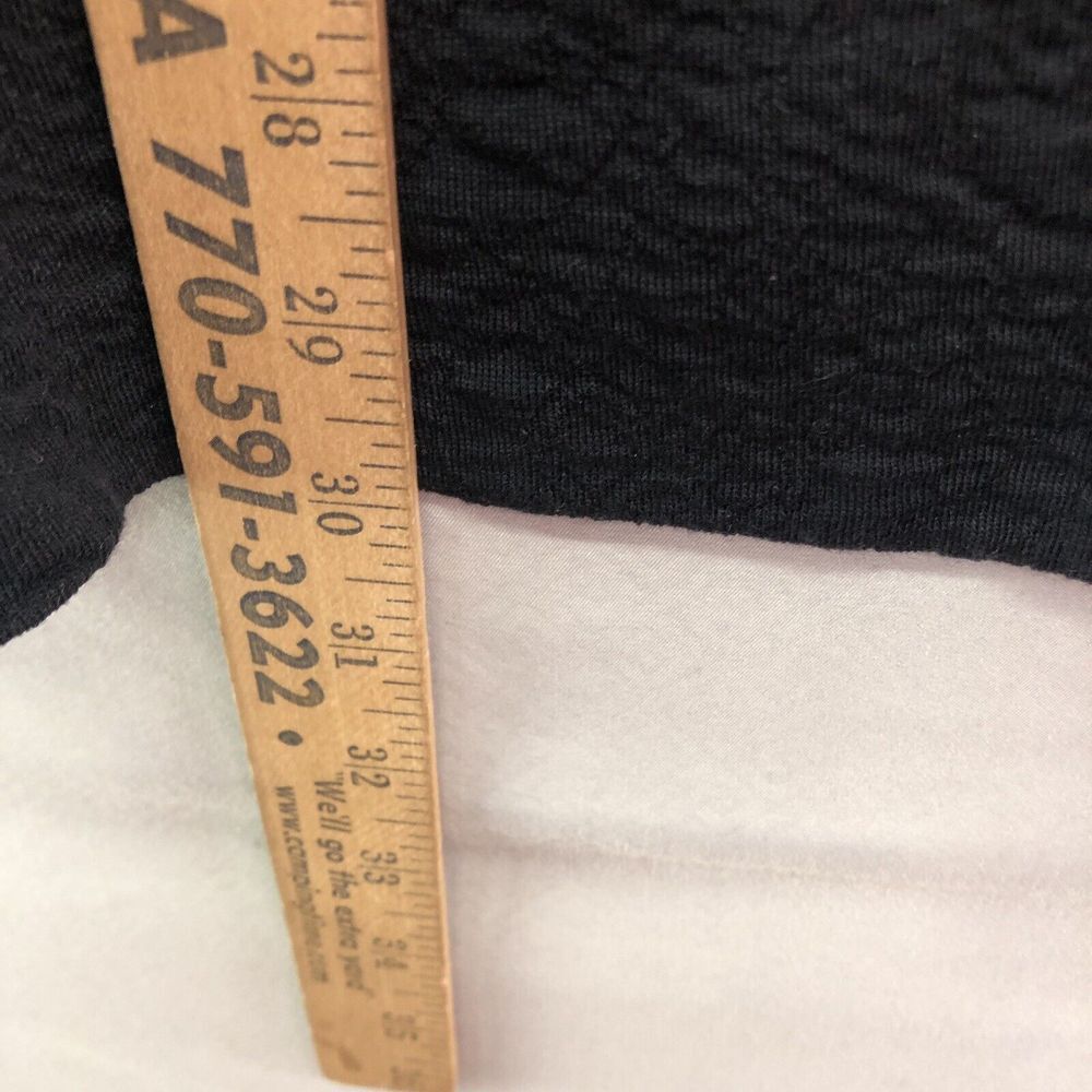 New Vintage Jean Leslie Black Long Sleeve Knit Shirt Size 1XL Women Casual