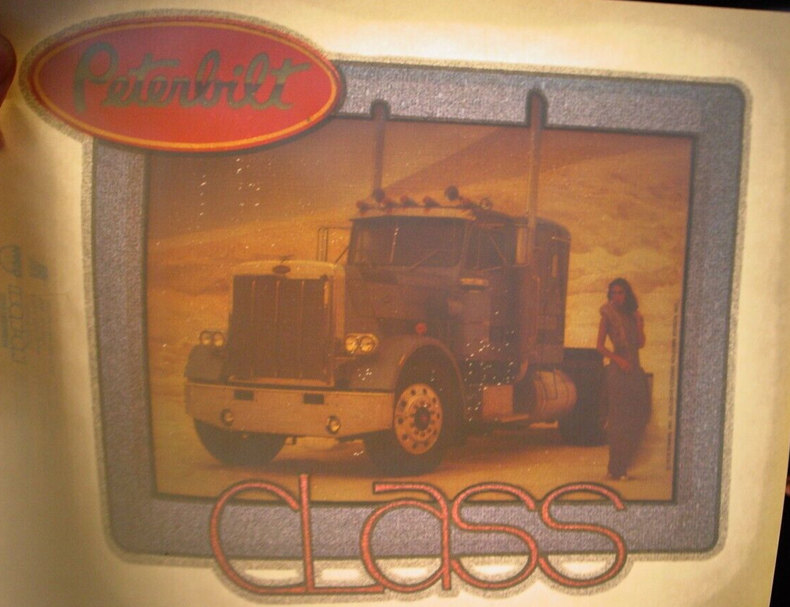 PETERBILT CLASS 1970’s VINTAGE TRUCKER IRON ON TRANSFER -NICE, B-19