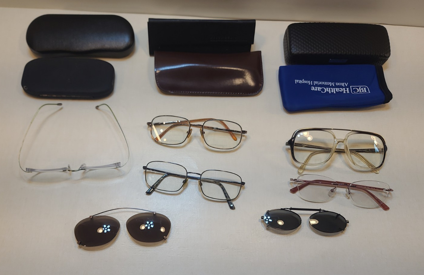 Vintage Eyewear Frames & Cases Lot – Assorted Brands, Mixed Styles