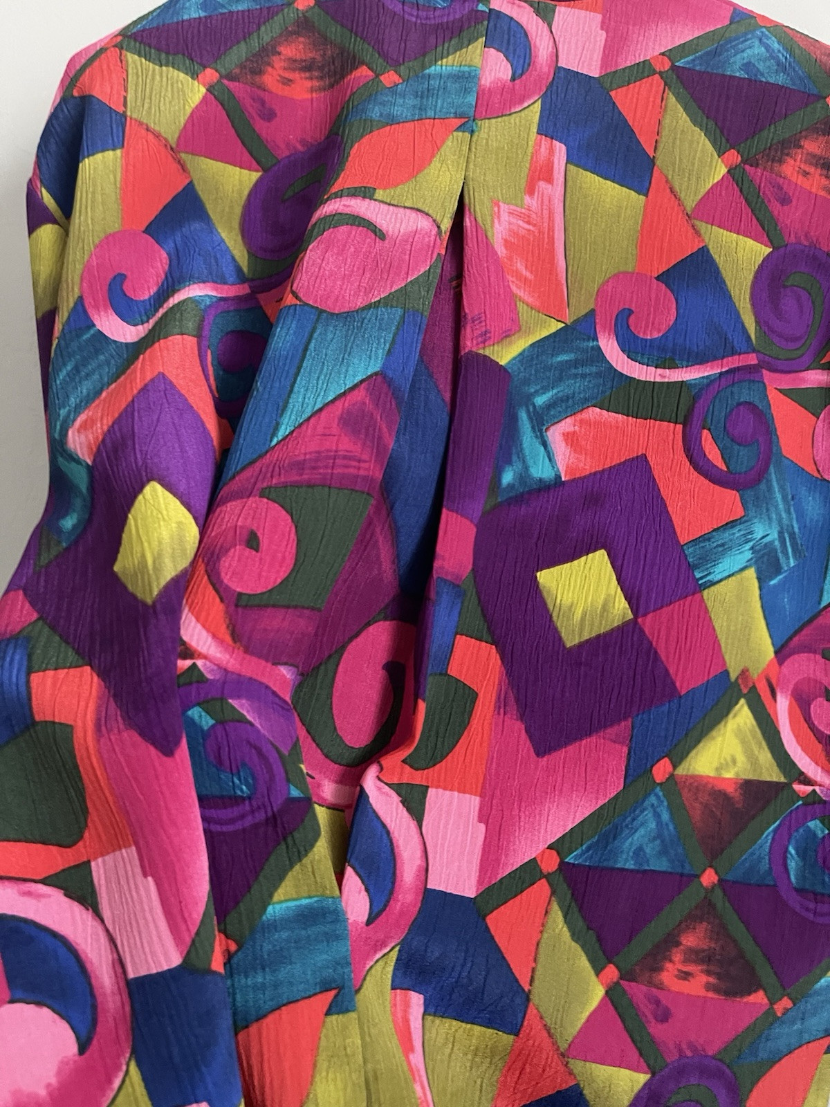 VINTAGE CHRISTIE & JILL SHIRT MEDIUM COLORFUL LONG SLEEVE BEAUTIFUL 1980’S-90’S