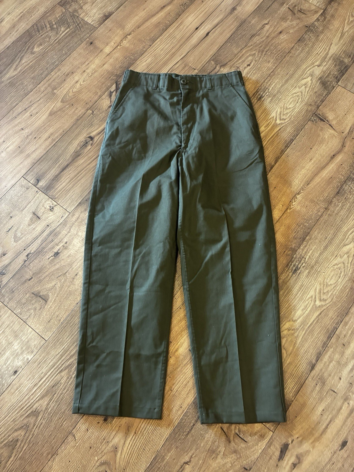 VTG 80s OG-507 US Military Utility Trousers Pants Olive Green 32×33 Deadstock