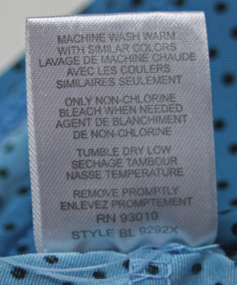 Vintage Blue Boyshort Panties with Black Polka Dots and Lace – Size XL