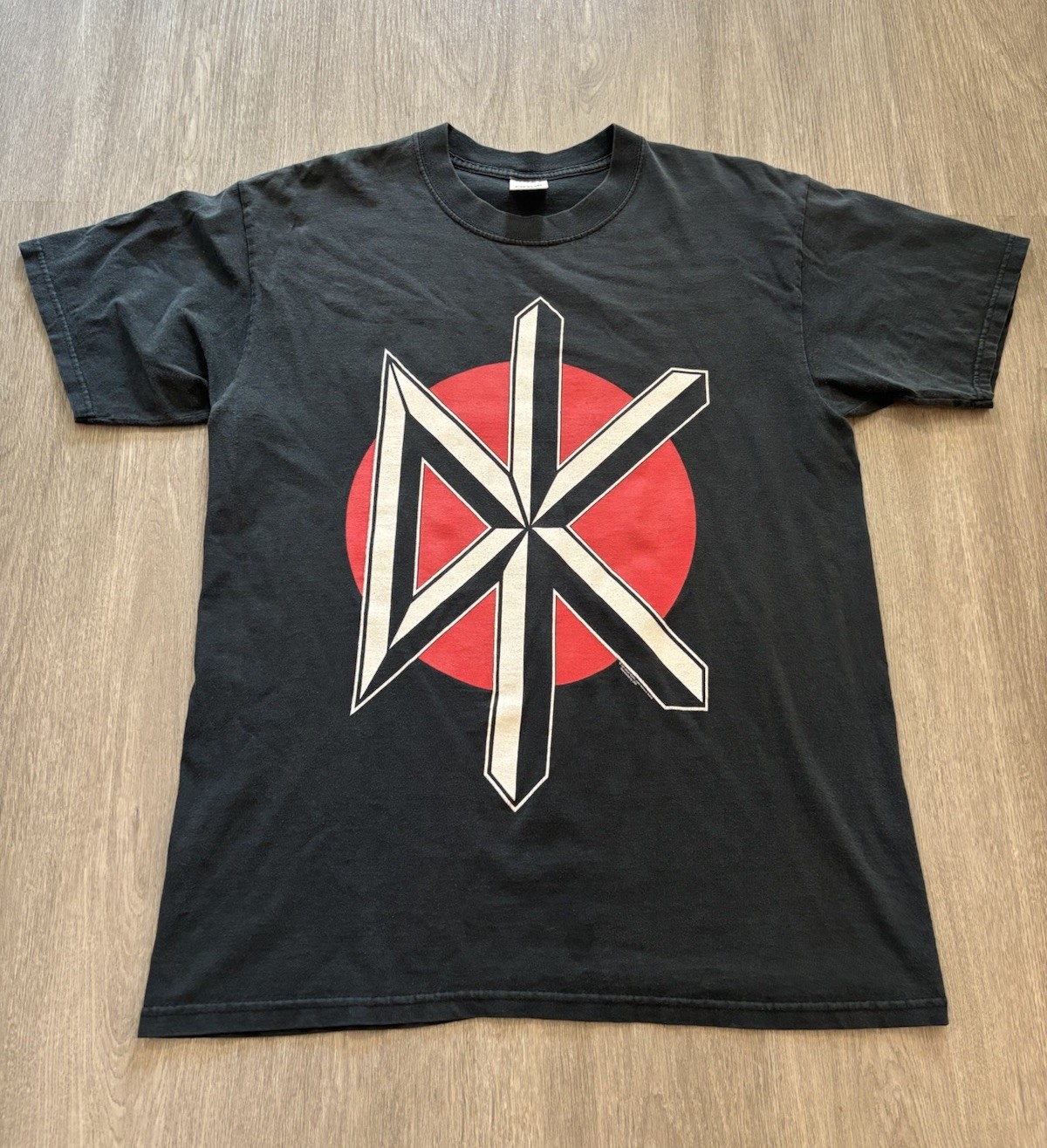 Vintage 1997 DEAD KENNEDYS Logo Punk Rock Band Black T-SHIRT SHIRT Size L Anvil