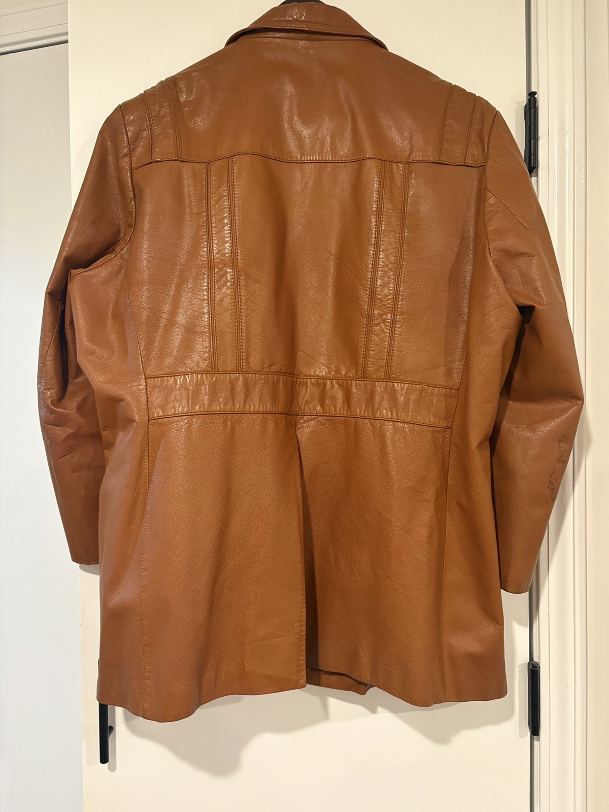 1970 Richman Brothers Leather Car Coat