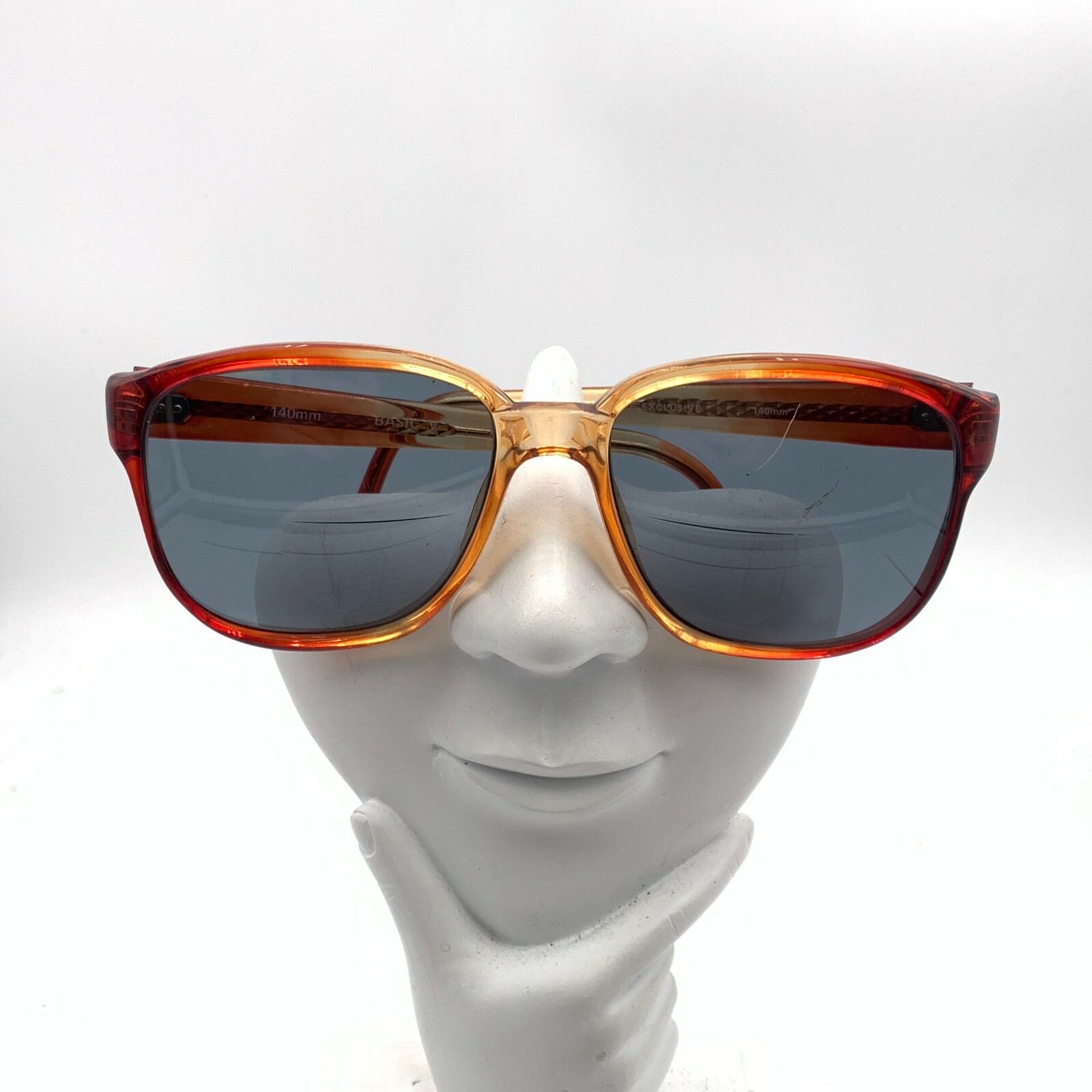 Vintage Artline Exclusive Basic V Brown Oval Sunglasses FRAMES ONLY