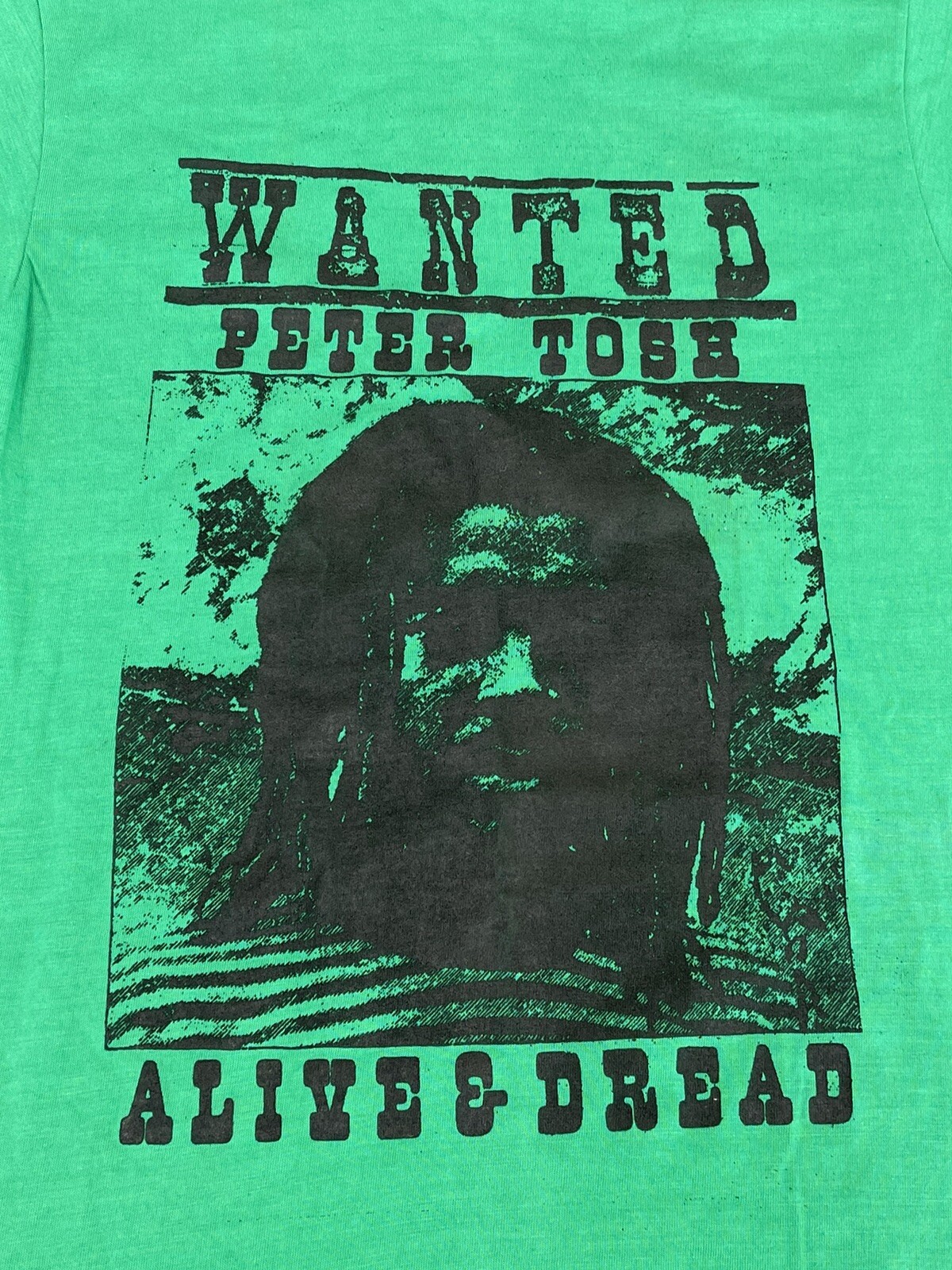 Vintage 81 82 83 80s Peter Tosh Wanted Dread & Alive Shirt Small Bob Marley Rare