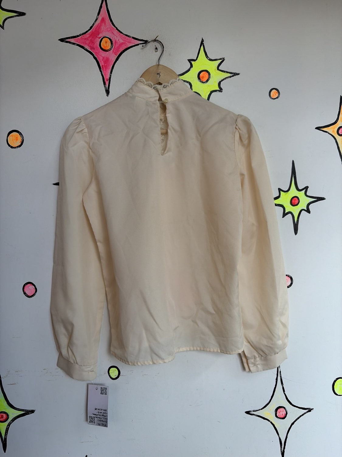Romantic Lace Victorian Revival Cottagecore Blouse Prairie Romantic Poetcore M