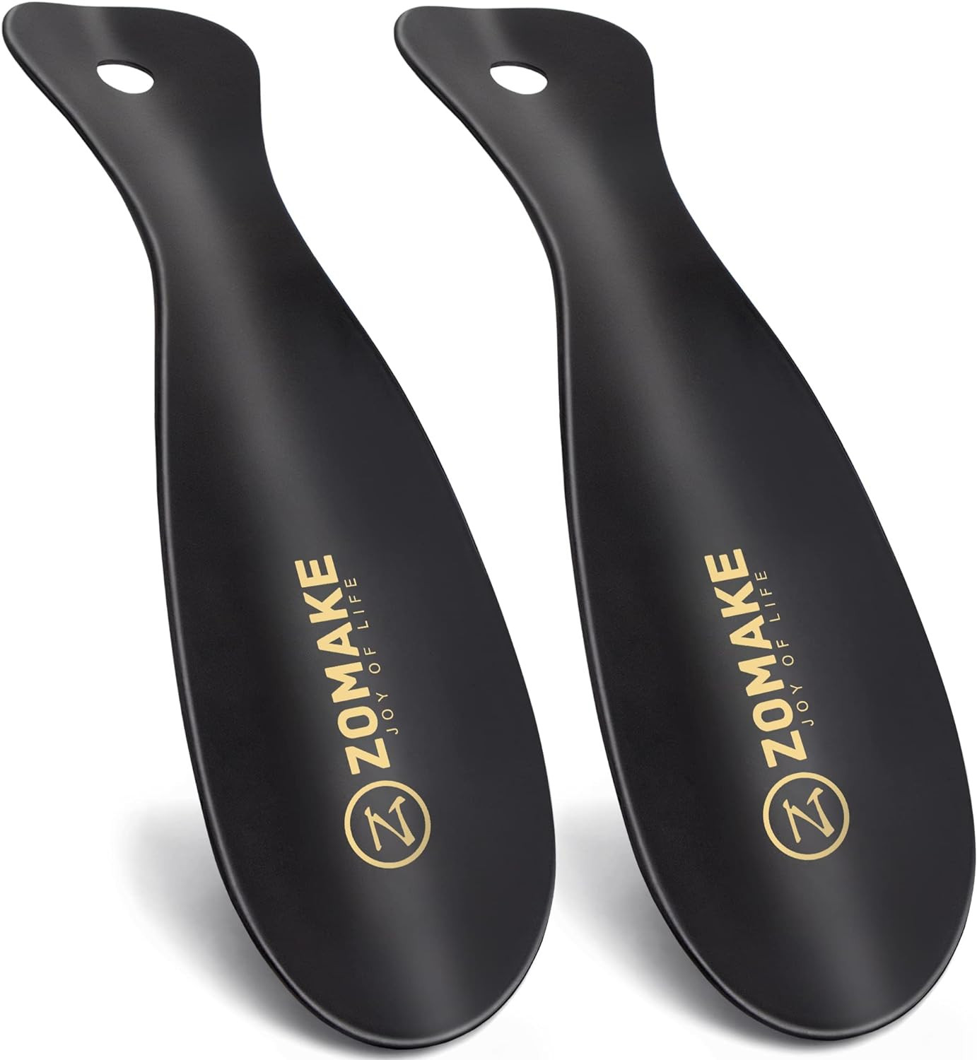Metal Shoe Horn,2 Pack Stainless Steel Shoehorn 7.5″ – Portable for Travel Use