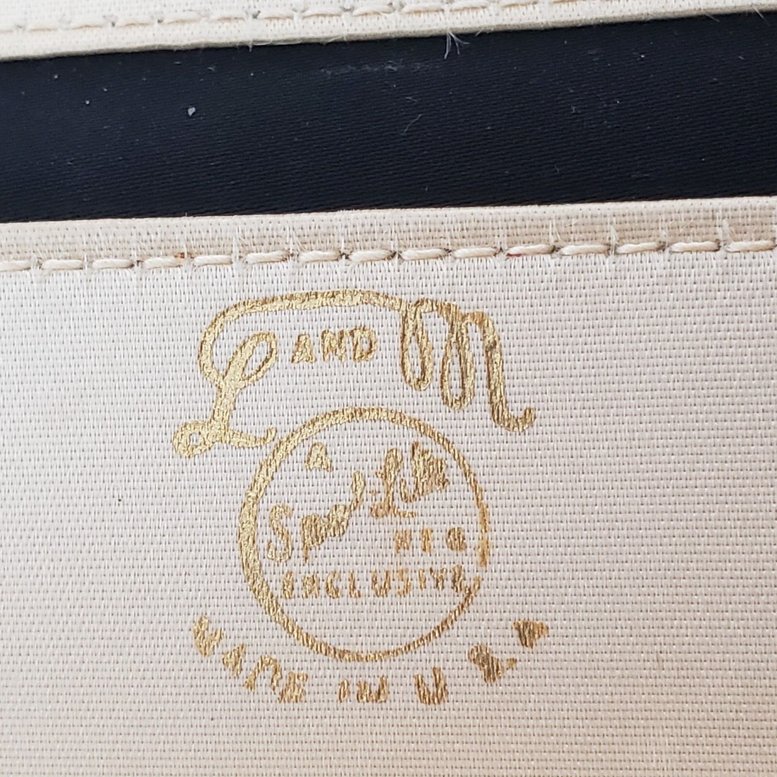 Vintage L & M Spot Lite Exclusive Evening Bag Purse Made In The USA 8 1/2”x 7”
