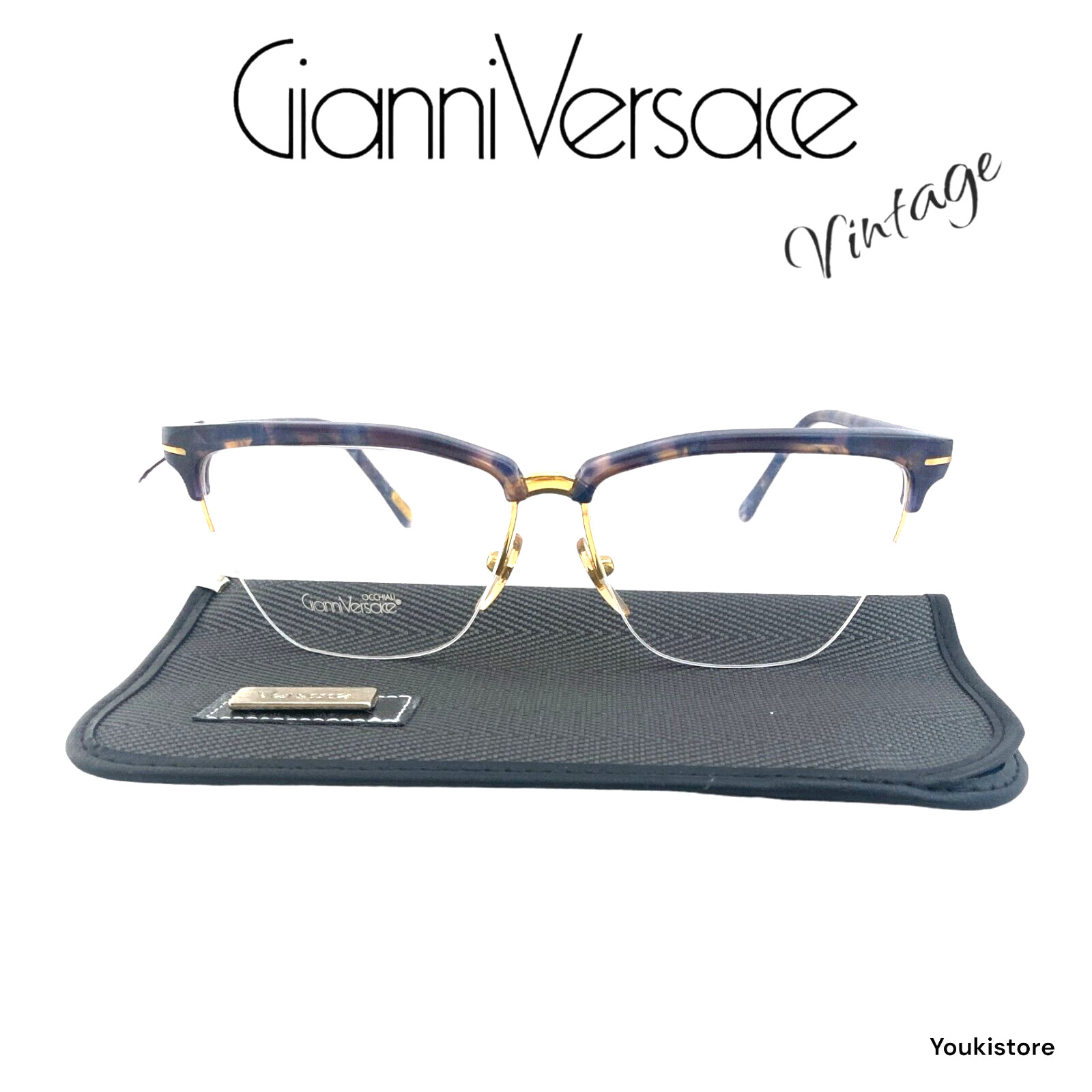 GIANNI VERSACE eyeglasses MOD 343 958 RARE VINTAGE 80s eyeglasses Italy