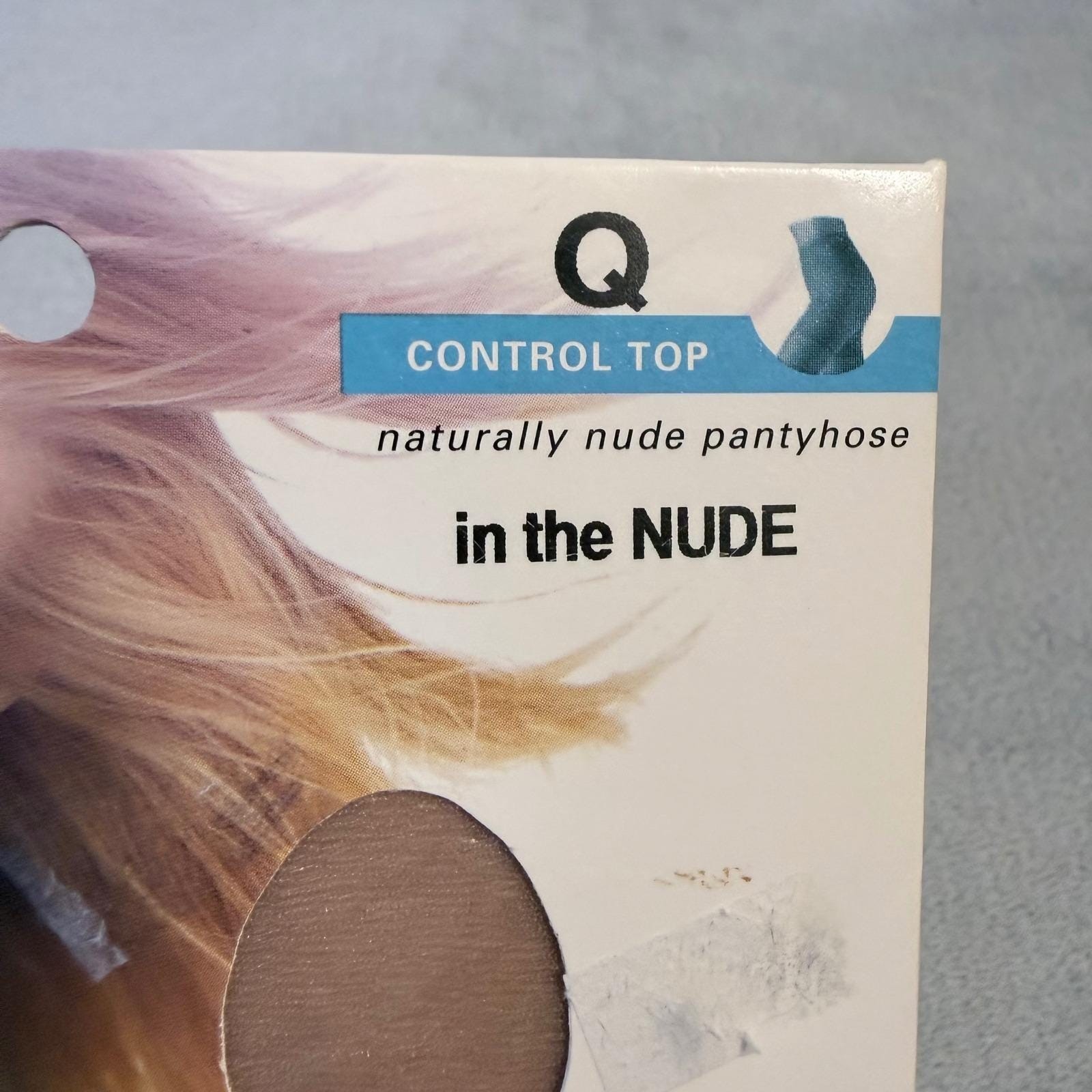 Vintage L’eggs Bare Leggs Control Top Pantyhose Size Q Nude Pantyhose NOS 2001