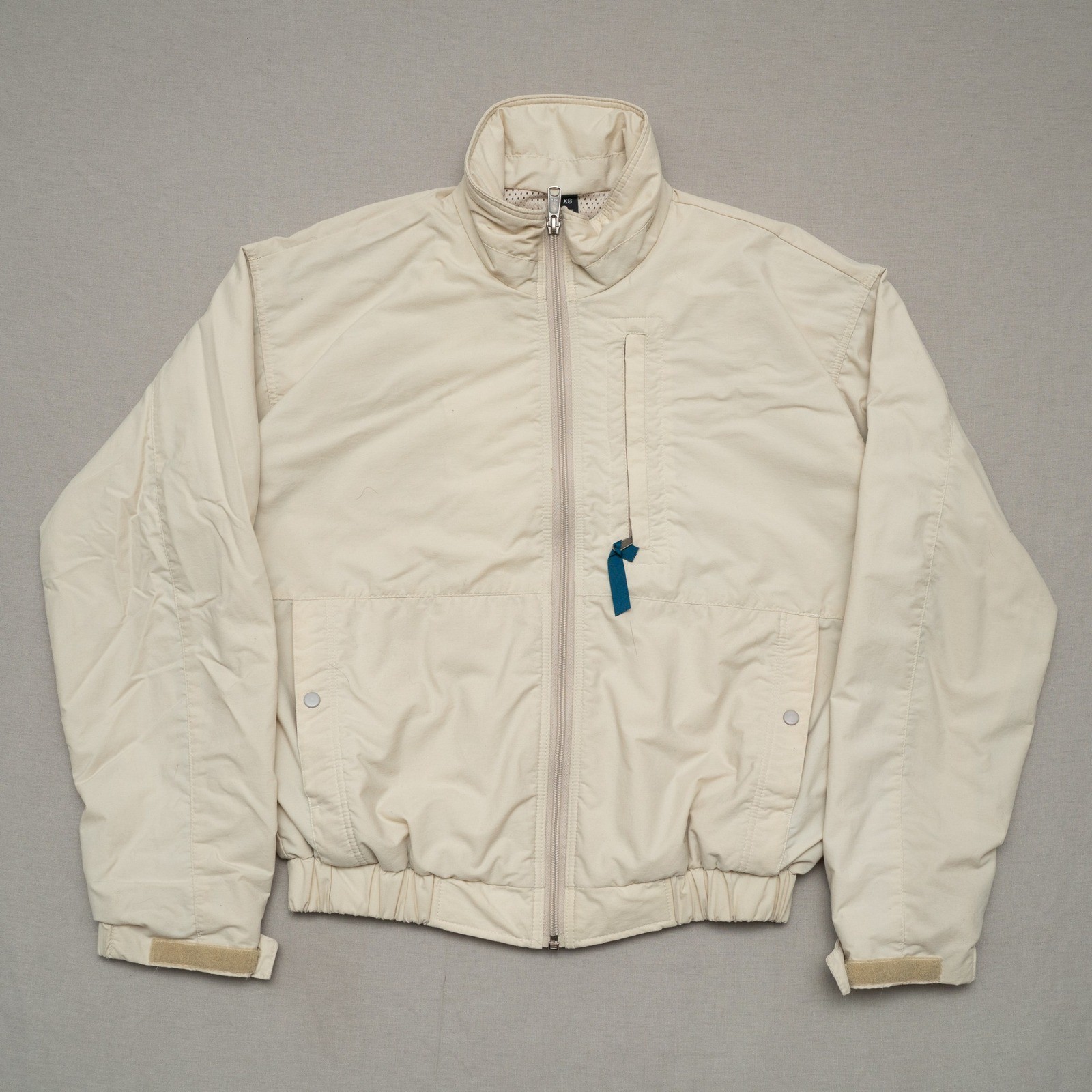 Vintage 90s Patagonia Lightweight Bomber Jacket Cream USA Made XS Zip Up VST