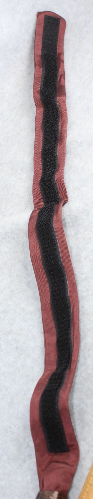 Carolyn Tanner Design Belt Brown Beads NOS Rope Braid Small fabric knots