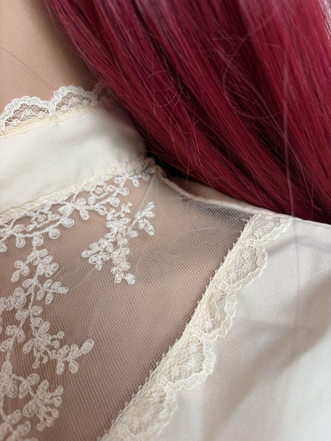 Romantic Lace Victorian Revival Cottagecore Blouse Prairie Romantic Poetcore M