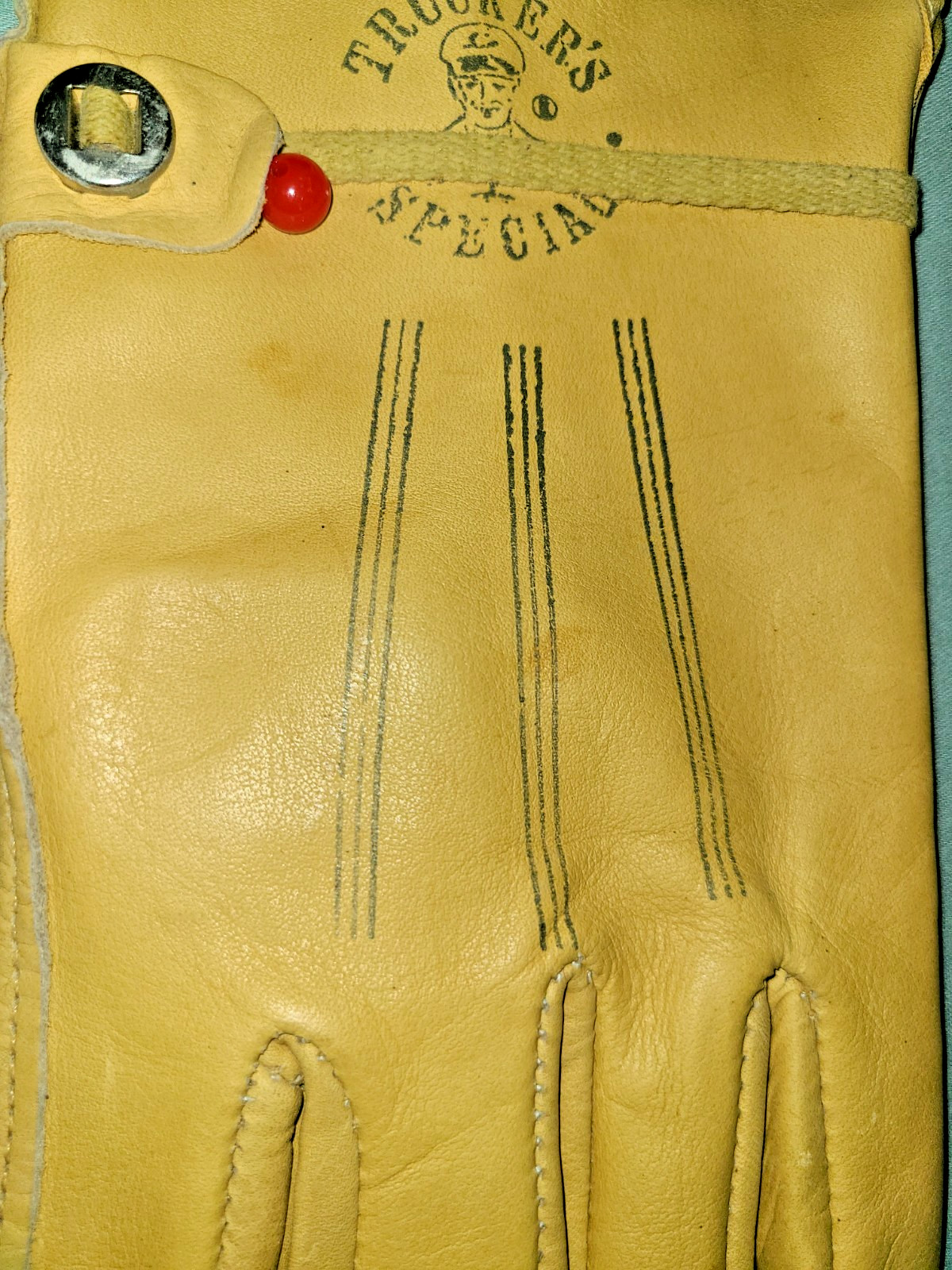 Vtg “Trucker’s Special” Wells Lamont leather gloves, men’s L – Freddy Krueger