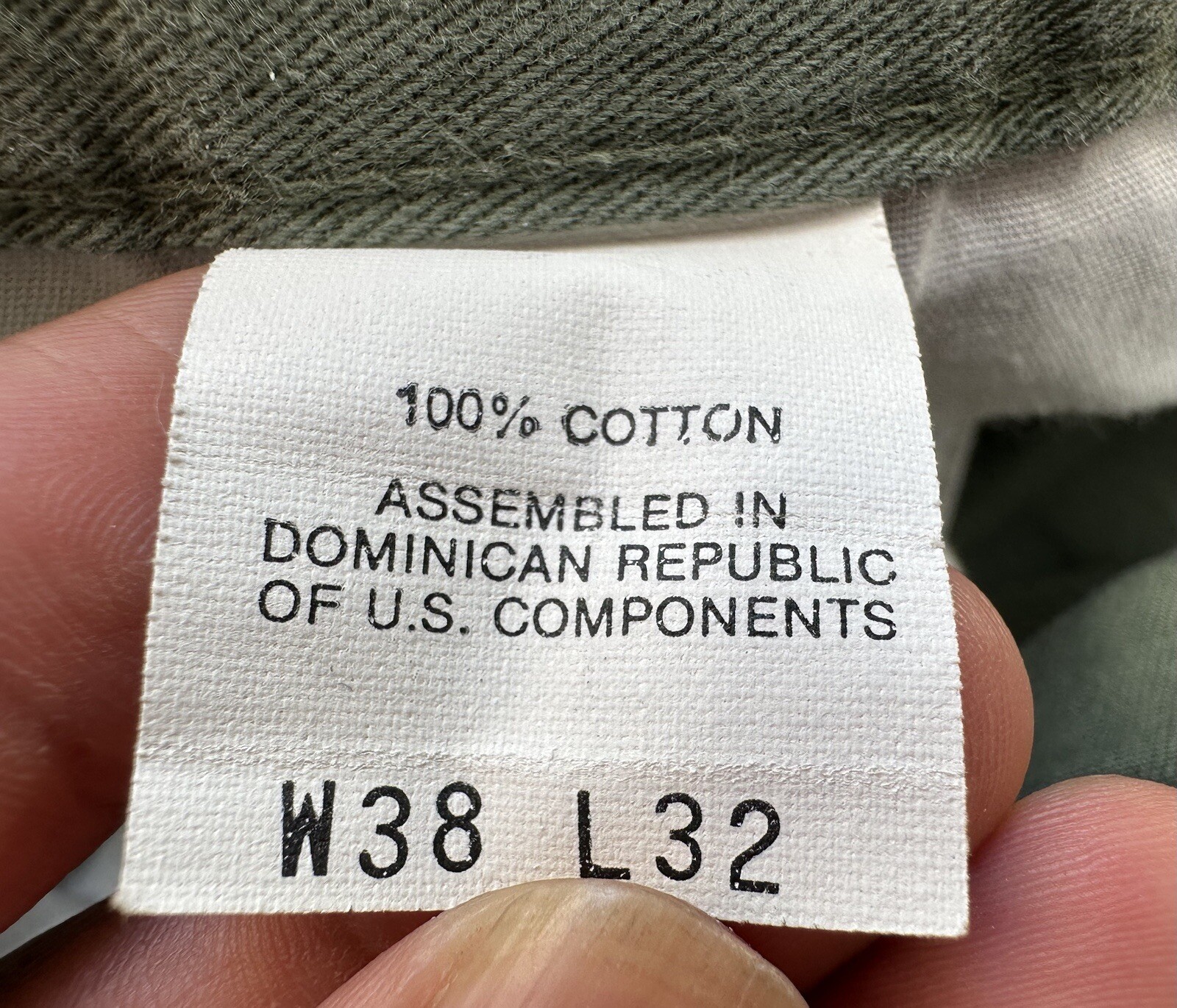 Vintage Levi’s Dockers Green Cotton Pleated 4-Pocket Pants 38 x 32 Made in USA