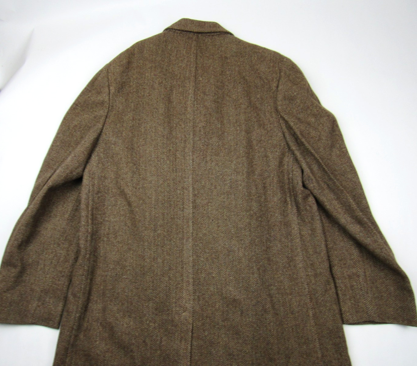 Vtg 1930’s 40’s Genuine Tyrolean Tweed Wool Overcoat Coat Hollywood Gangster