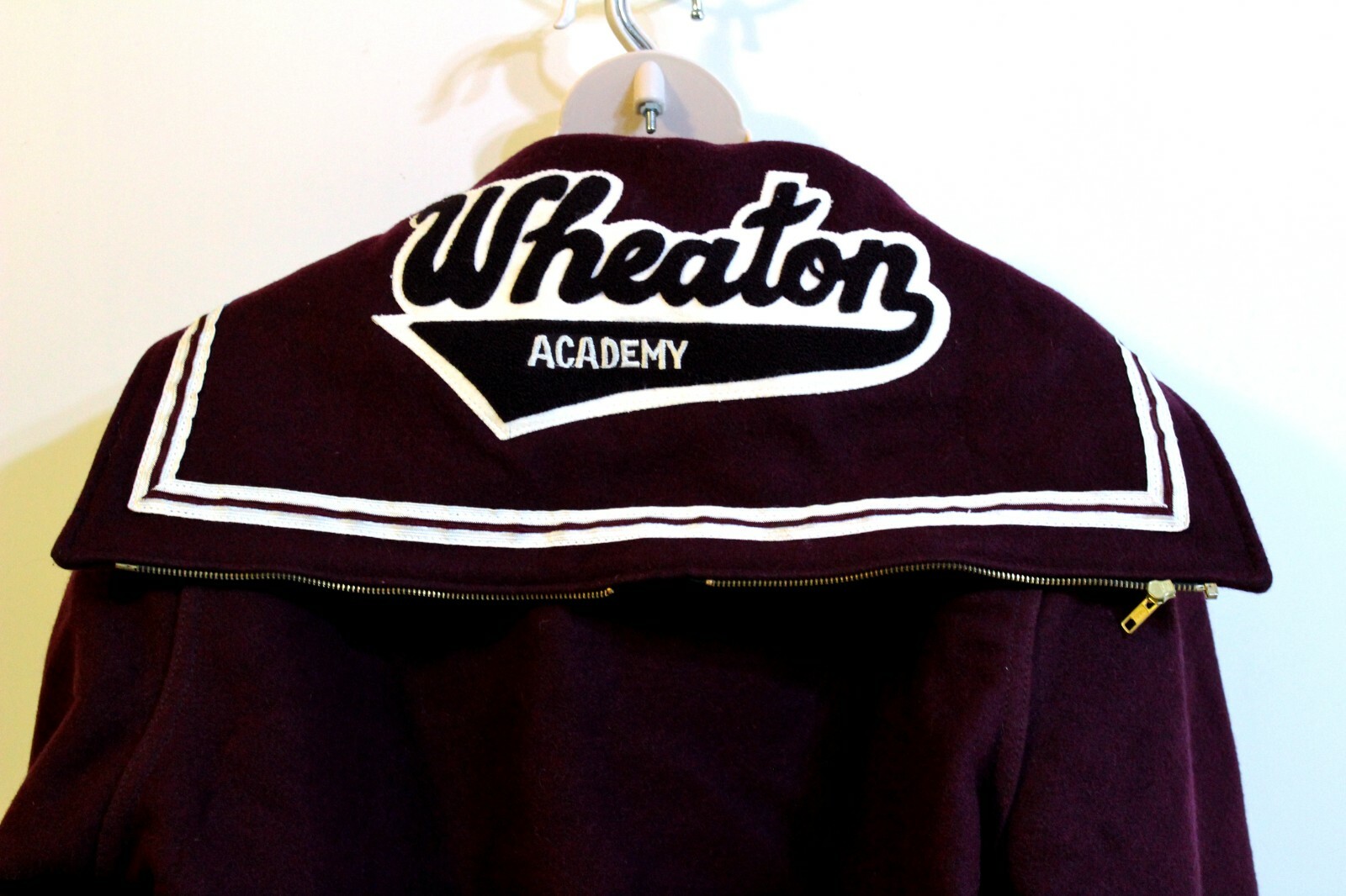 Haden’s Vintage Men’s Varsity Letterman Jacket Size XL Wool Wheaton Academy