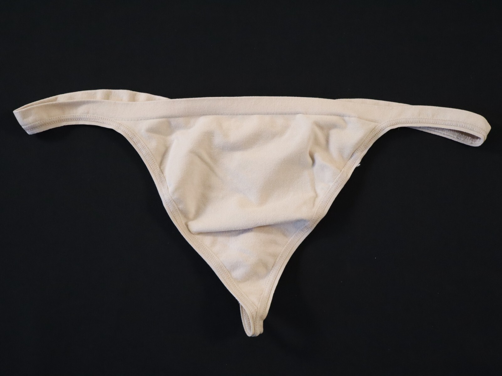1 Vtg Victoria’s Secret PINK 2009 Cotton-Blend V-String Thong Panties Size LARGE