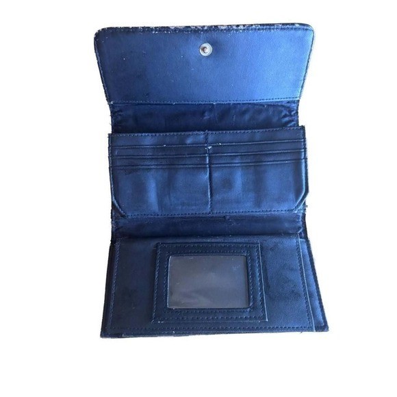 Vintage Wear Collection Striped Checkbook wallet