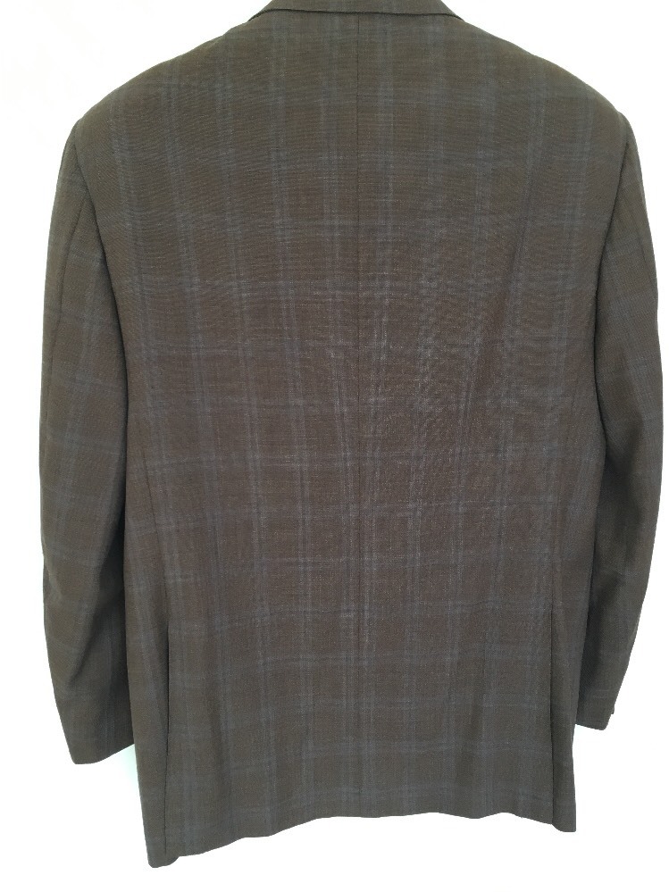 Canali Italy 100% Wool Saks 5th Ave Blazer Sport Coat Jacket US R 42 Italian 52