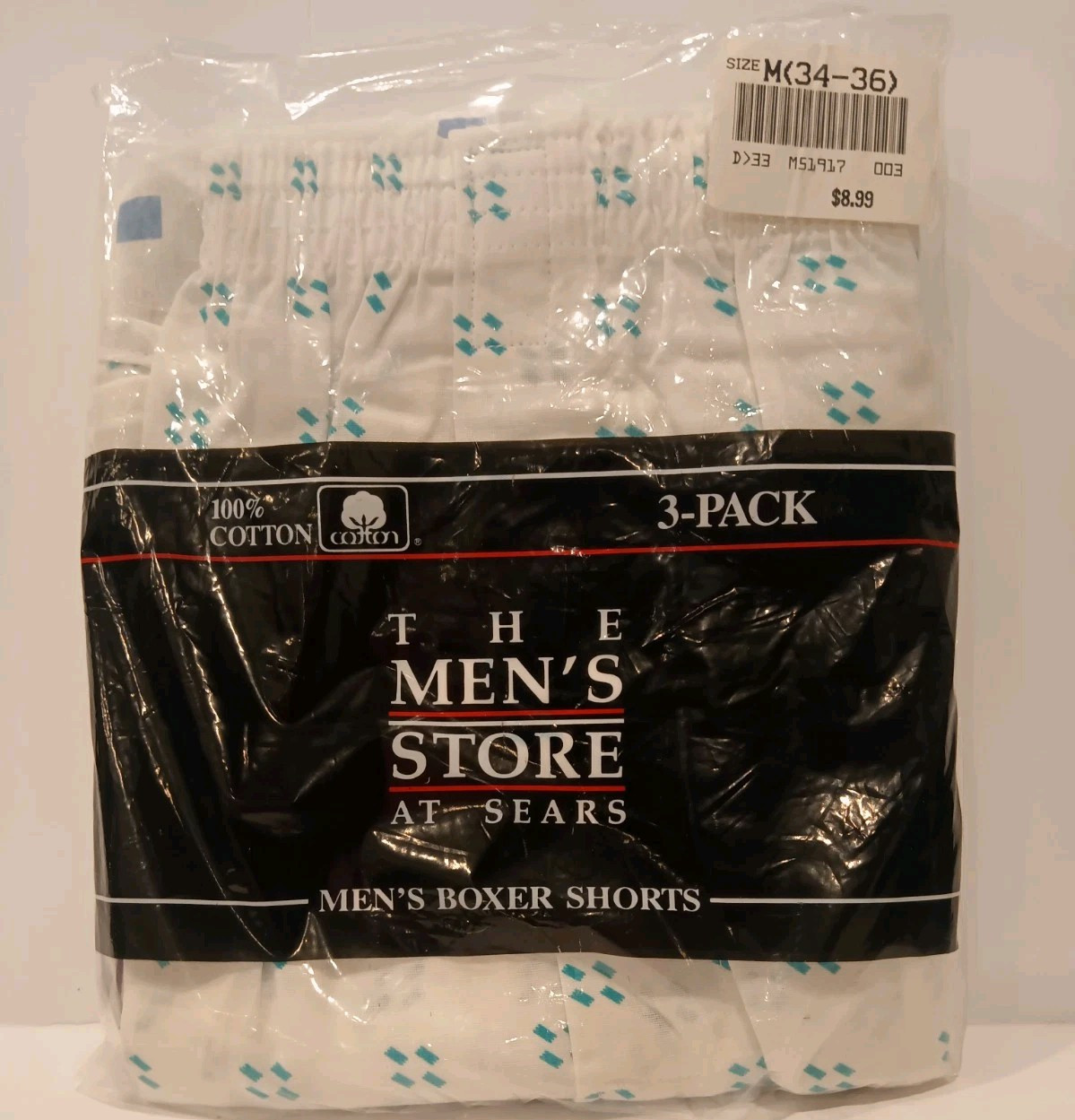 The Men’s Store At Sears 100% Cotton Made In U.S.A. Size Medium 3pk NOS