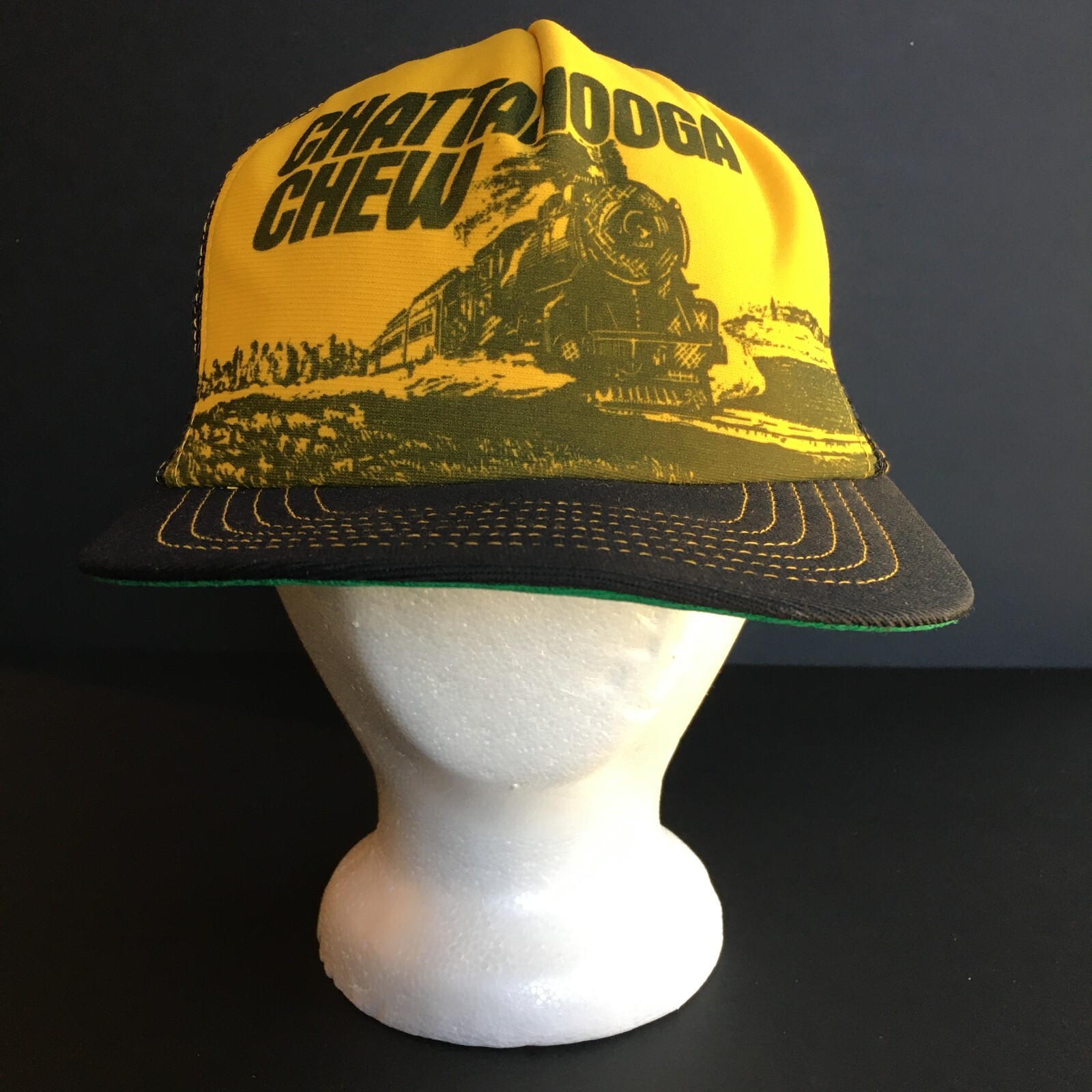 New VTG Chattanooga Chew Mesh Trucker Hat Snapback Polyfoam 7 1/4 -7 5/8